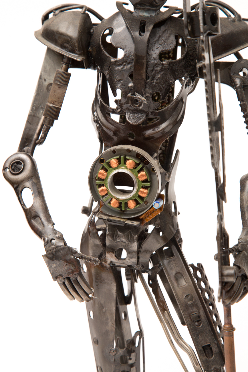 M. Matta Figural Metal Sculpture