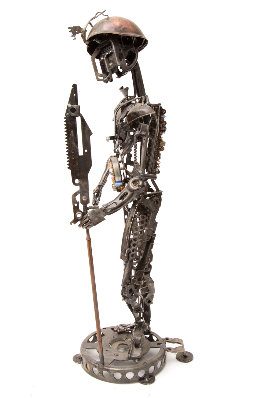 M. Matta Figural Metal Sculpture