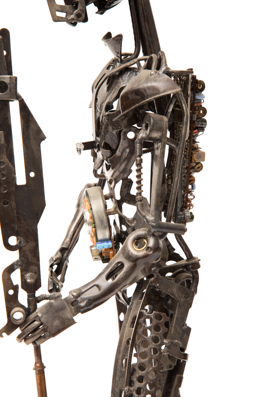 M. Matta Figural Metal Sculpture