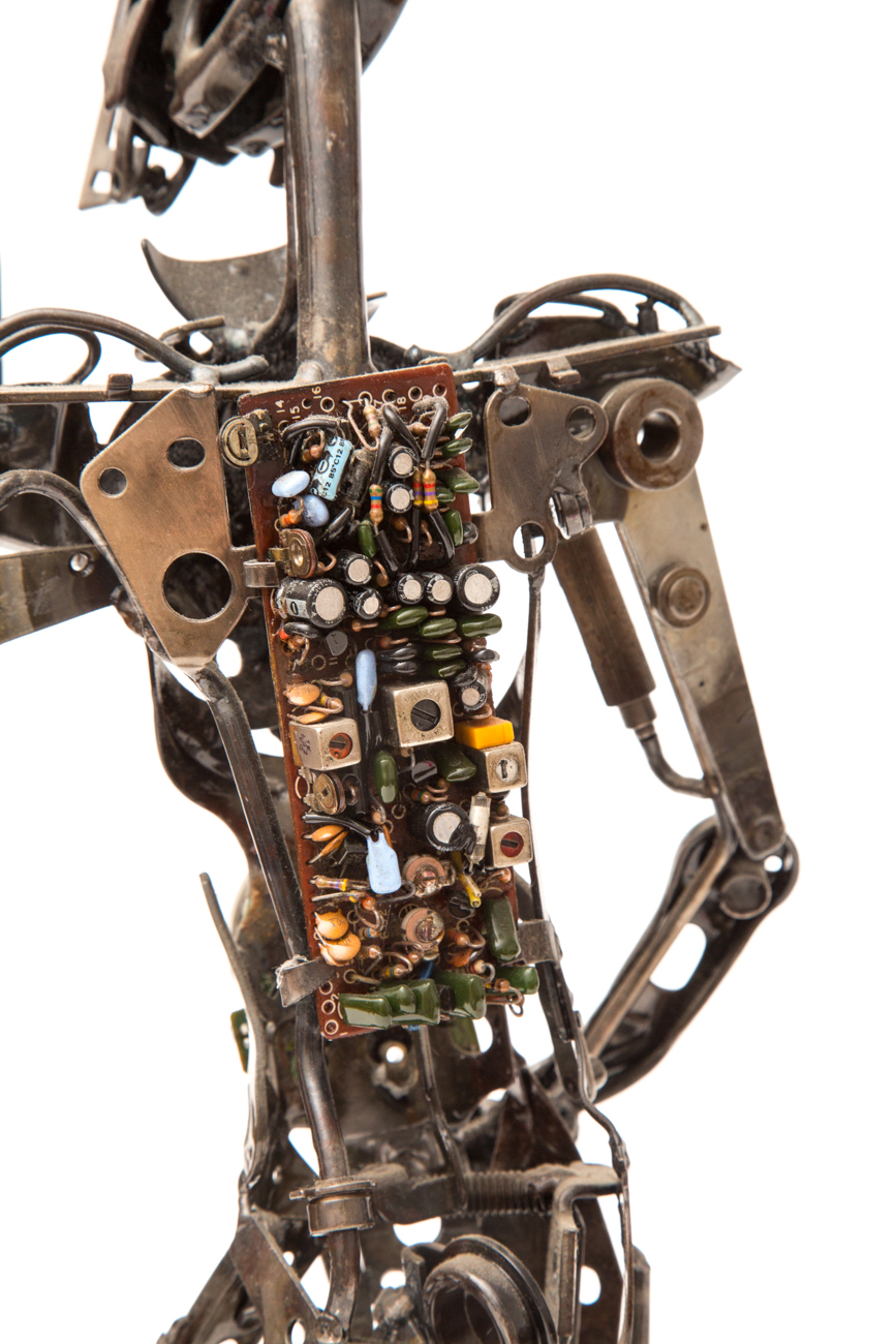 M. Matta Figural Metal Sculpture