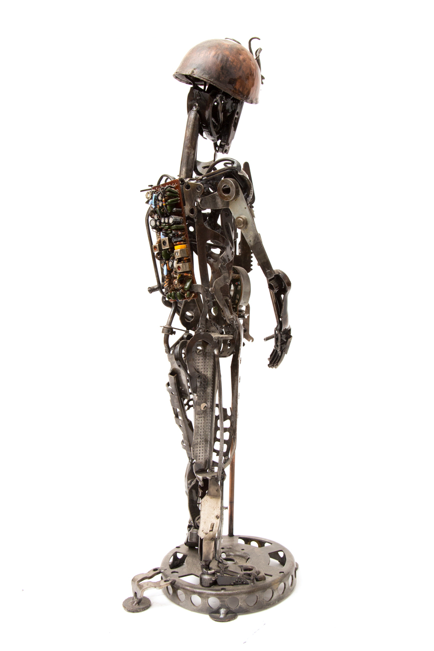 M. Matta Figural Metal Sculpture