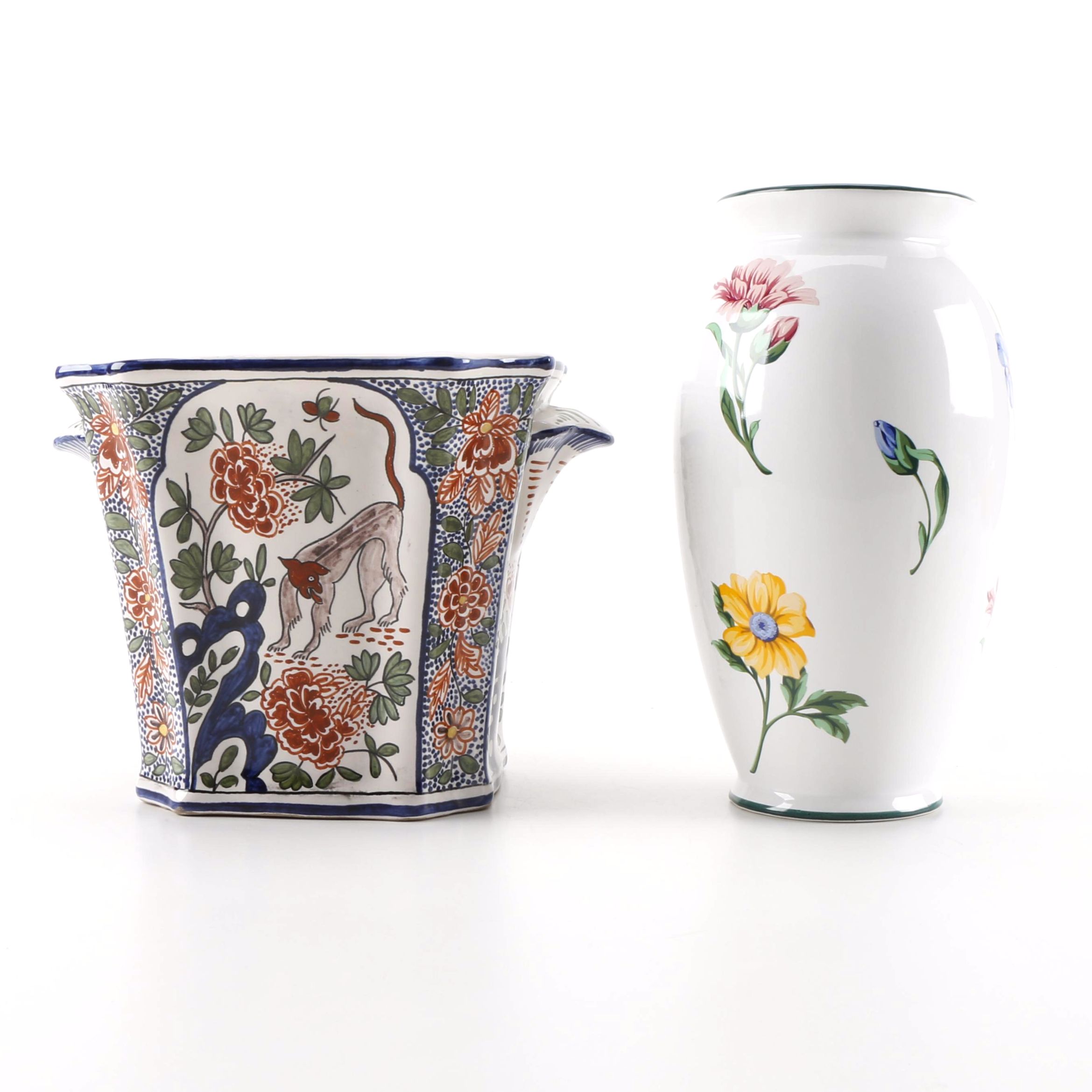 Decorative Floral Vases by Tiffany & Co