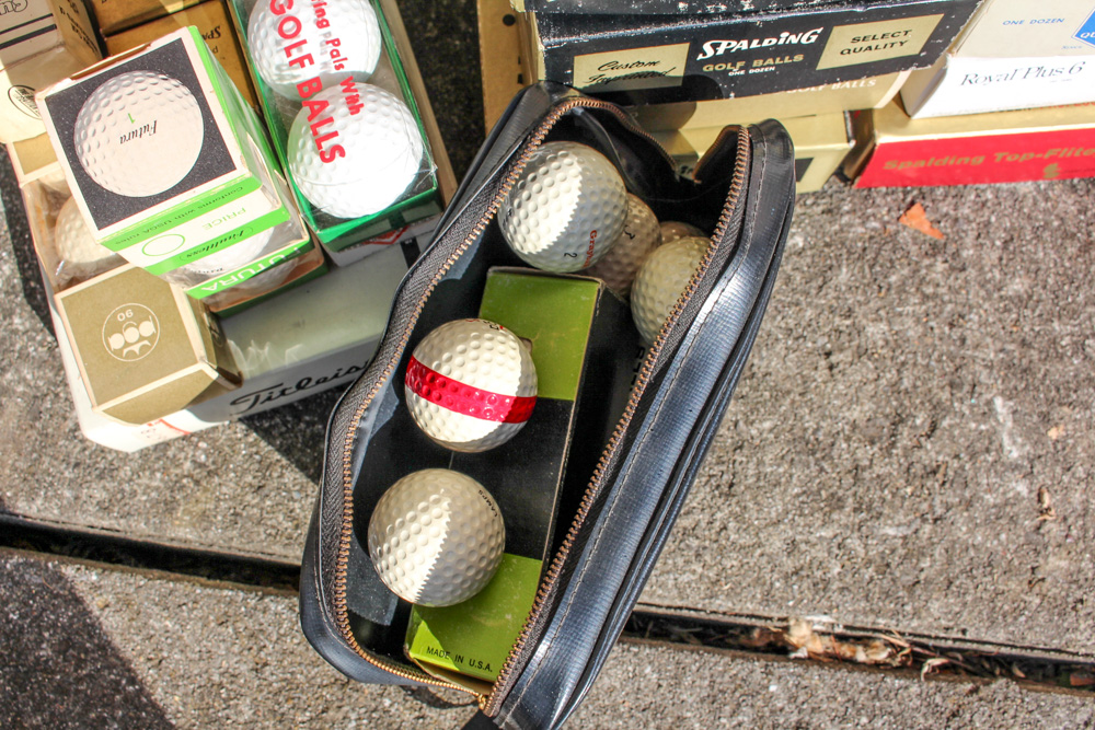 Antique Wooden Golf Clubs And More