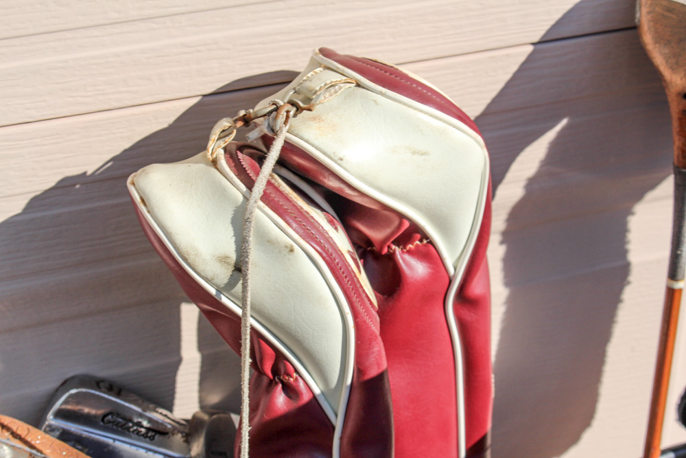 Antique Wooden Golf Clubs And More