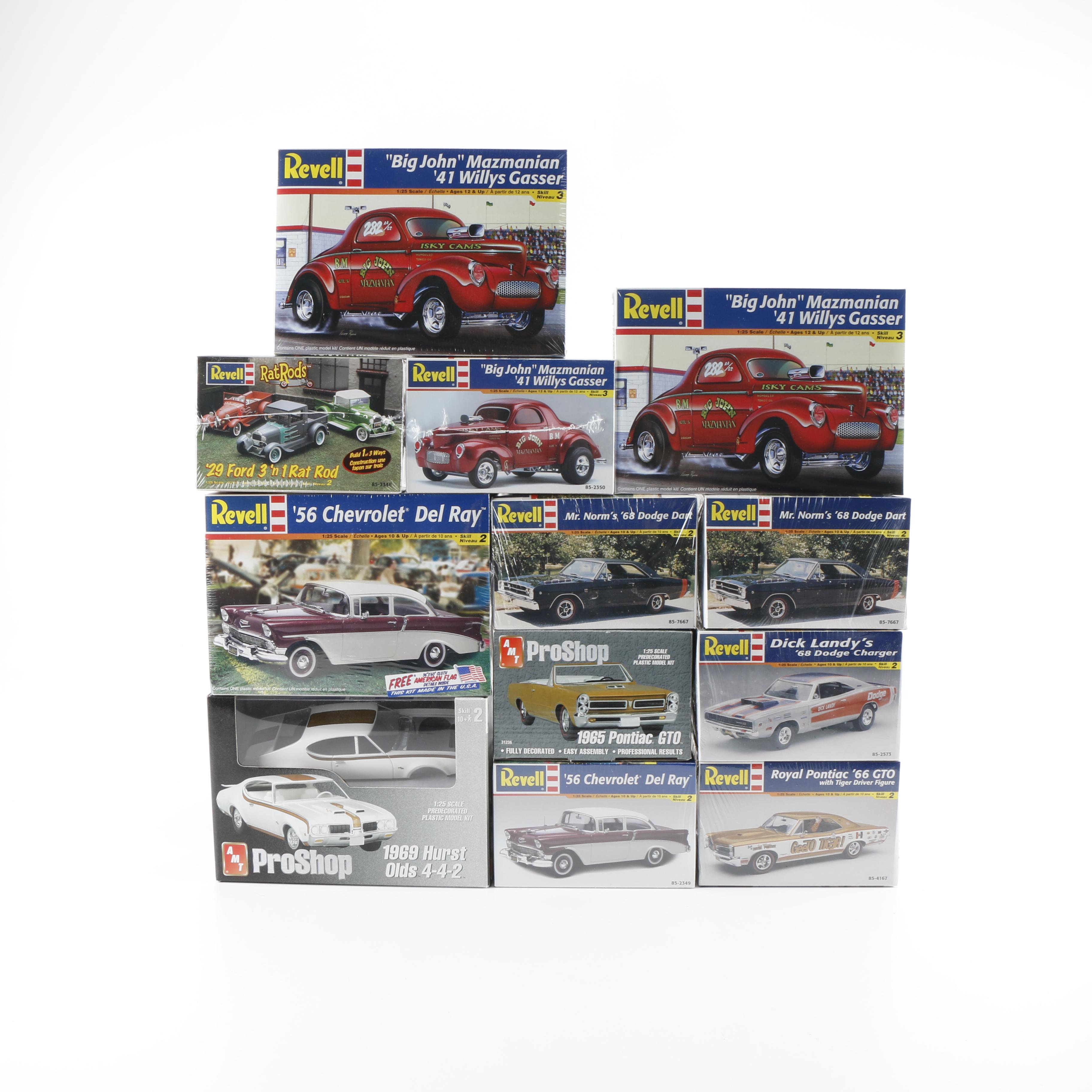 Die-Cast Vehicles Including Revell and ProShop