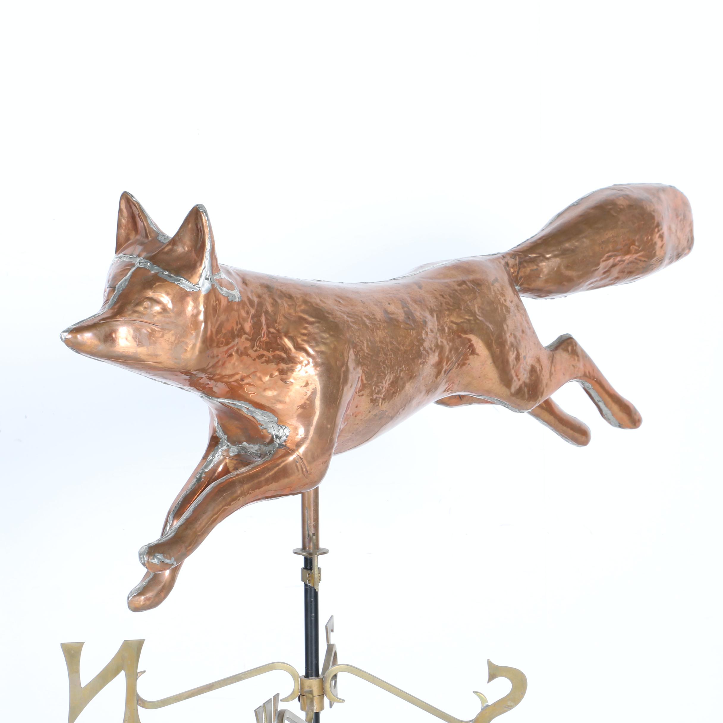 2005 Signed John Garret Thew "Fox" Weathervane