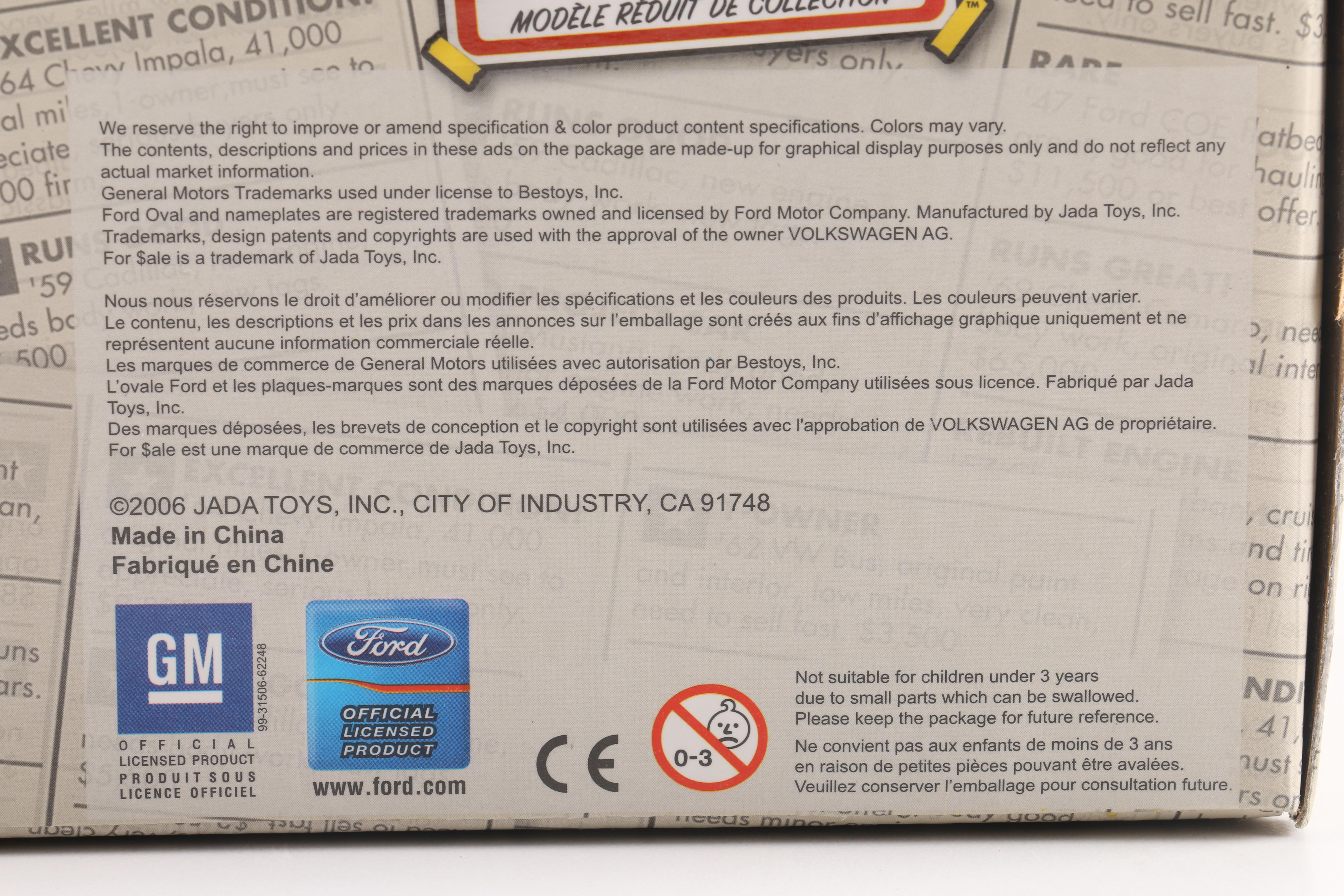 Collection of 1947 Ford Coe 1:24 Scale Die-Cast Replica Cars