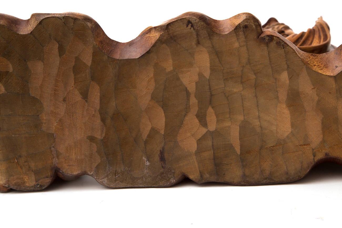 Hand Carved Wooden Sculpture Of Indonesian Goddess