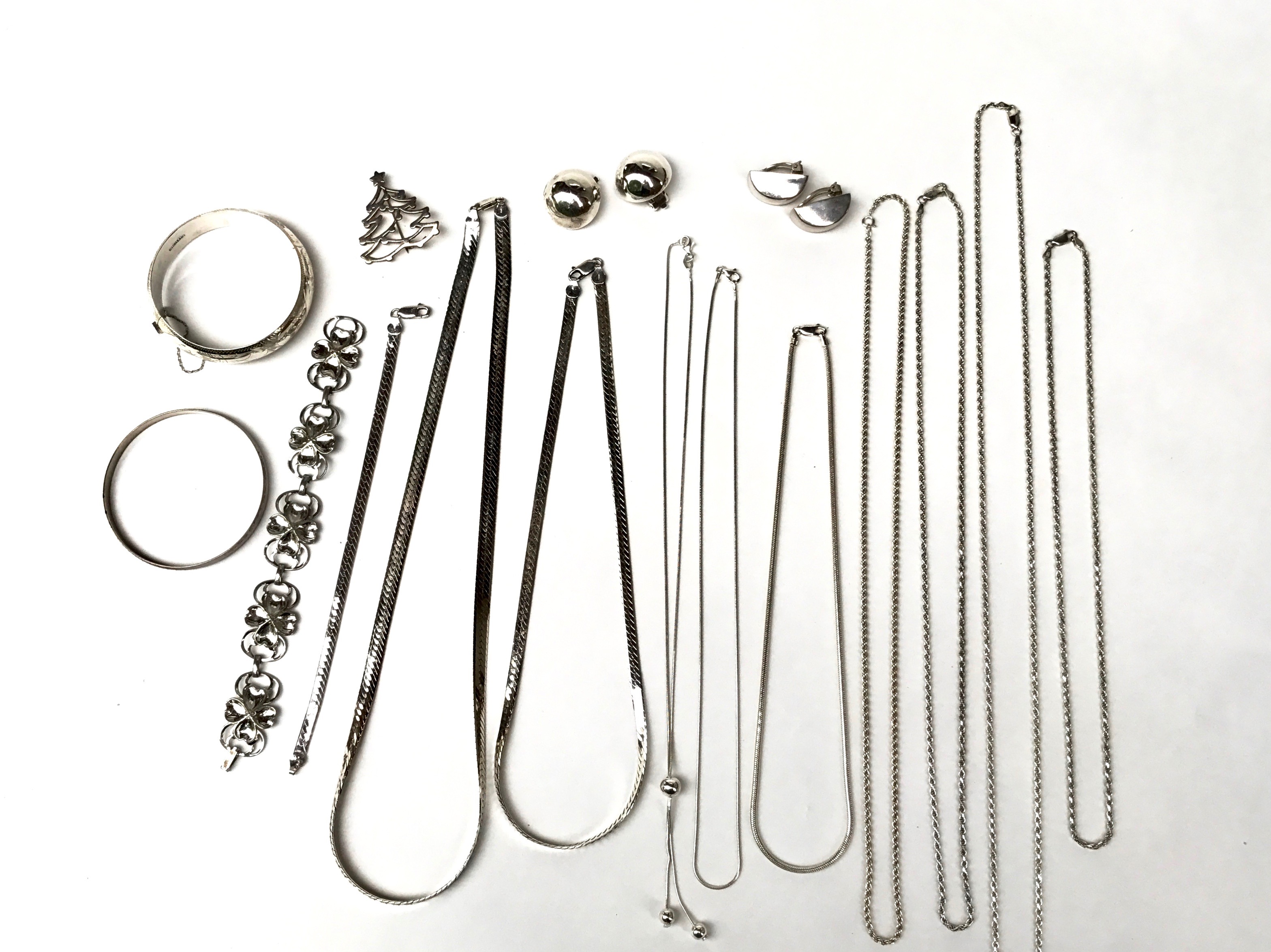 Assorted Sterling Silver Jewelry