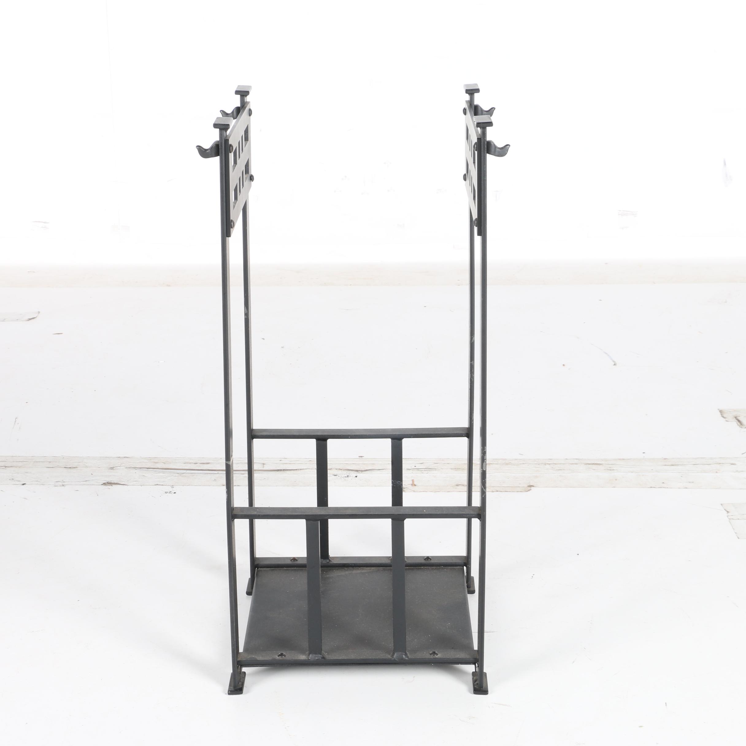 Wrought Iron Fireplace Stand