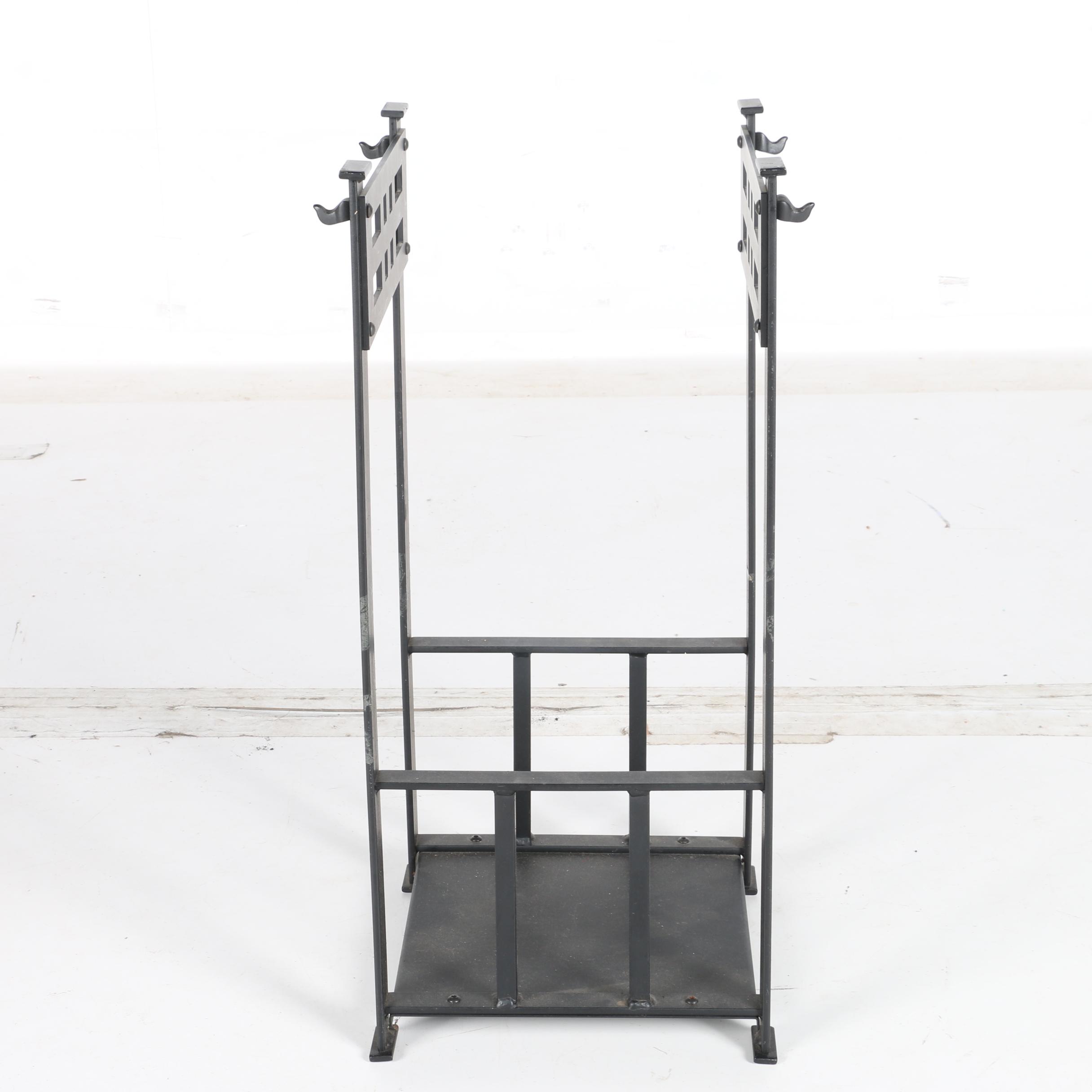 Wrought Iron Fireplace Stand