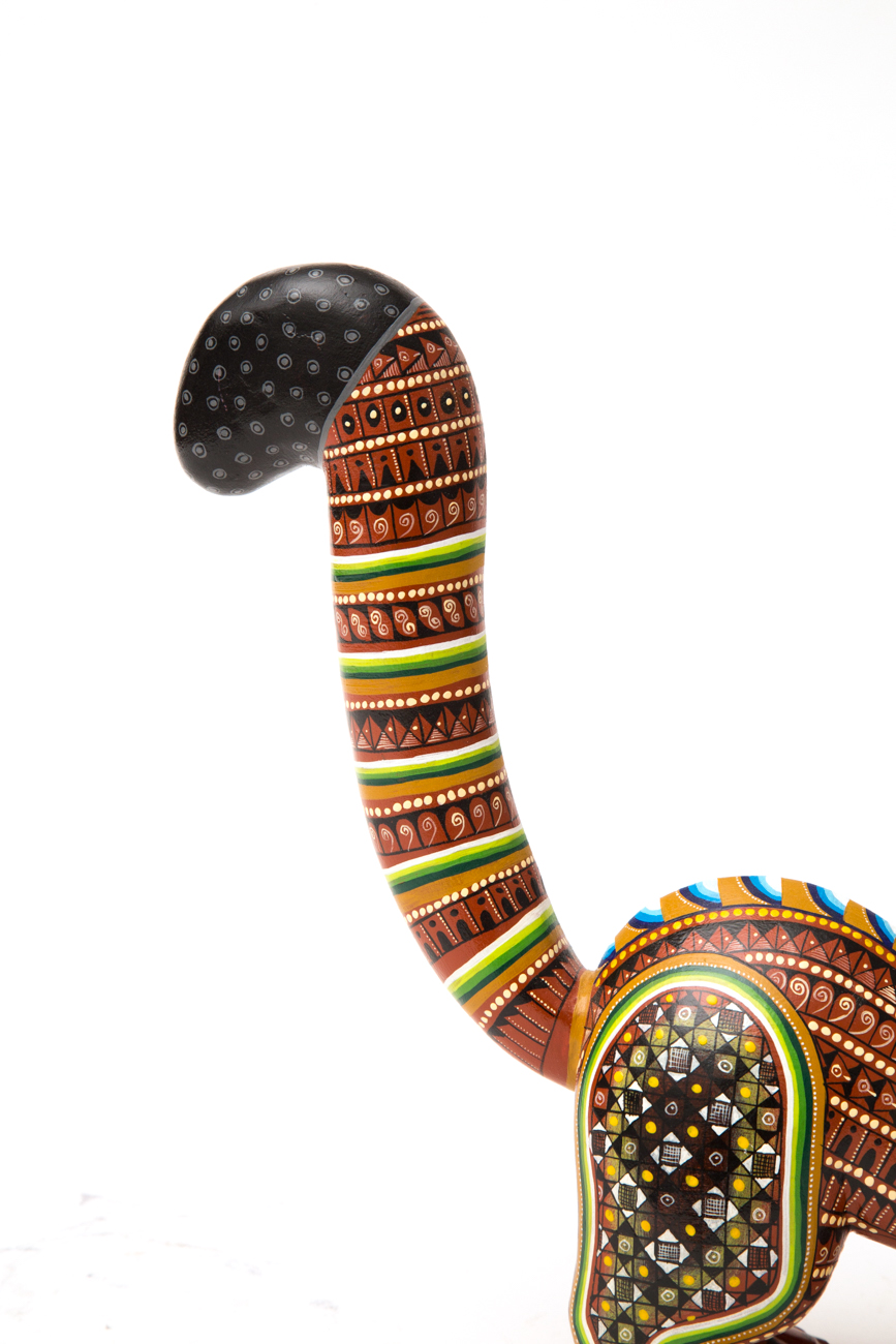 Hand Crafted Folk Art Animal Sculpture By Agustin Cruz Tinoco