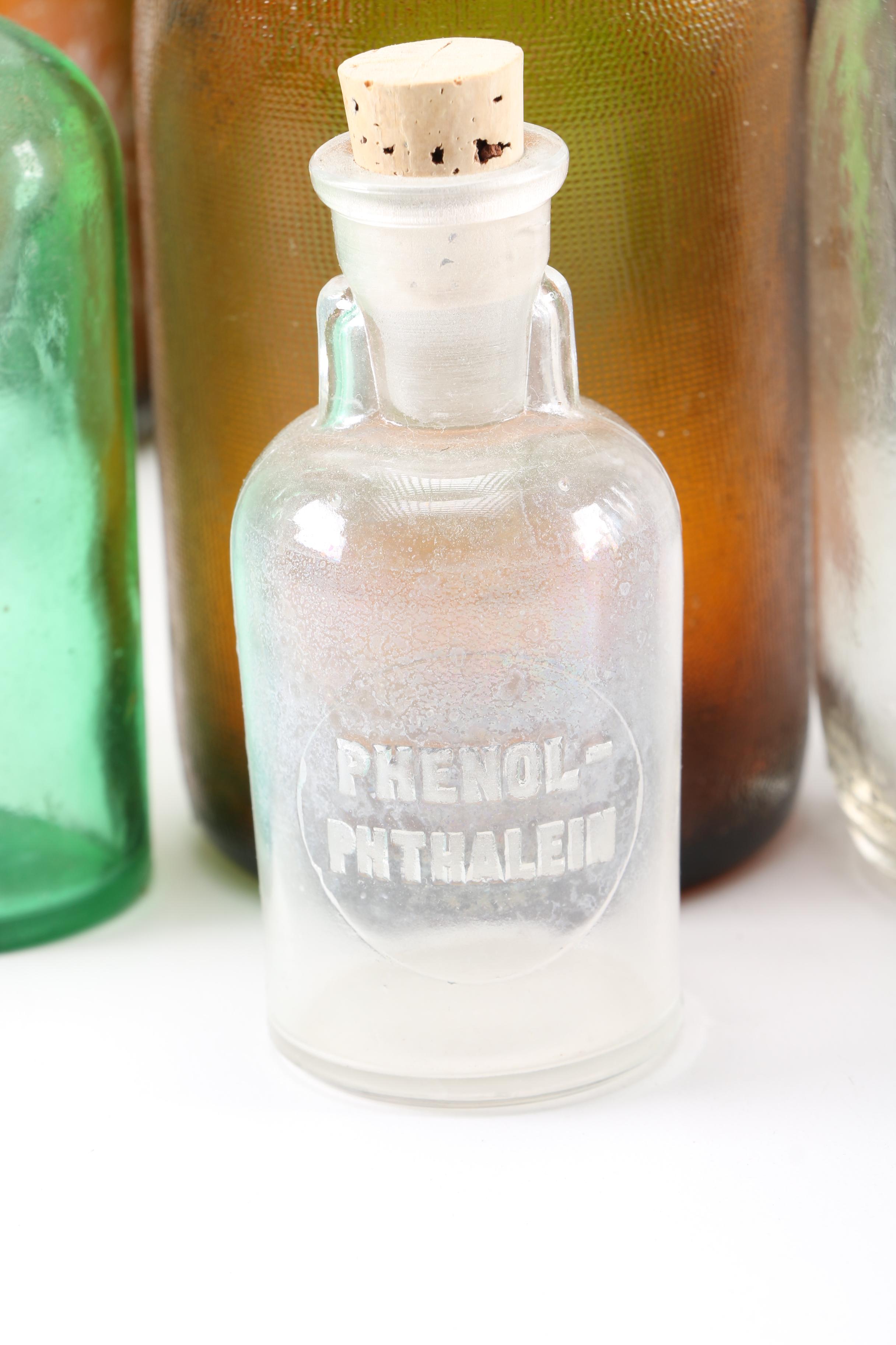 Assorted Glass Bottles