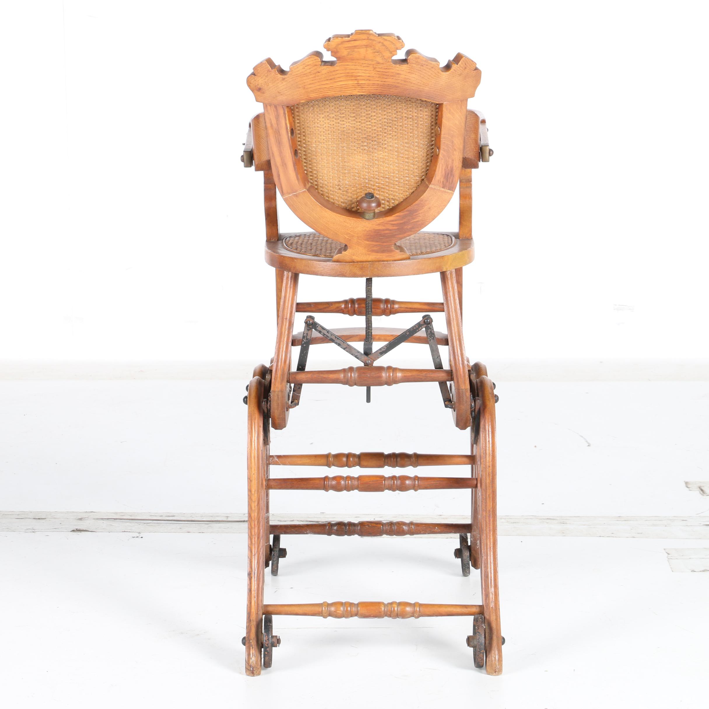 Eastlake Style Convertible Highchair