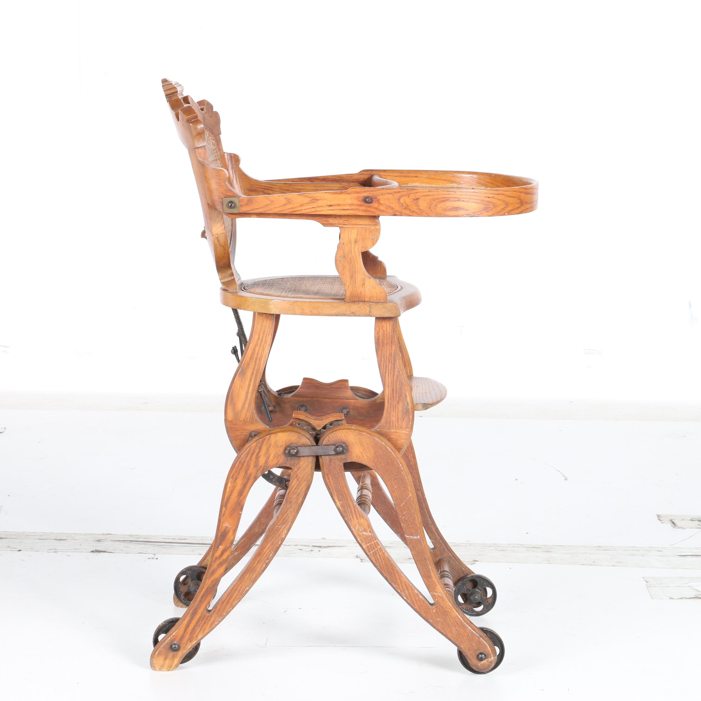 Eastlake Style Convertible Highchair