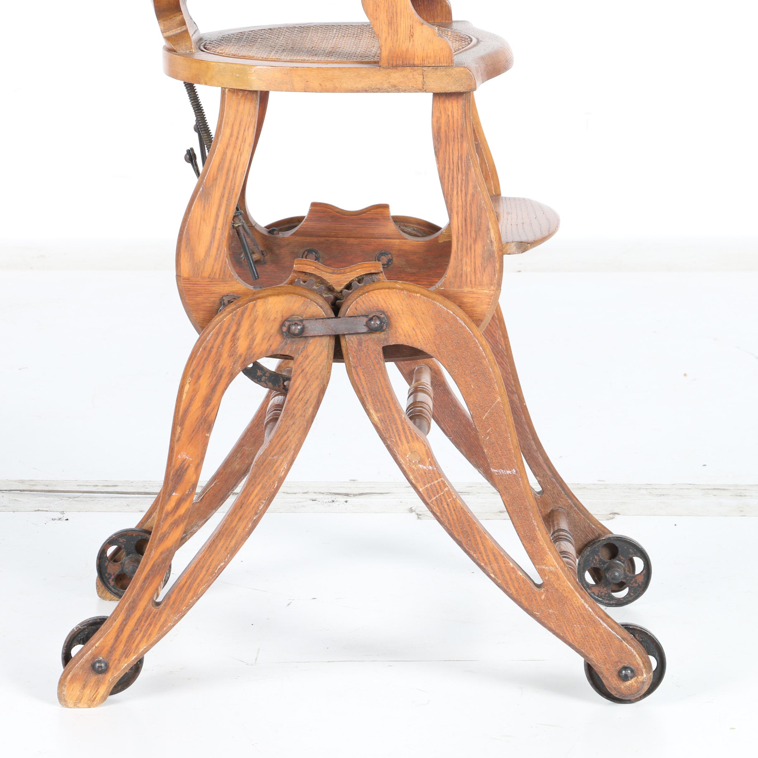 Eastlake Style Convertible Highchair