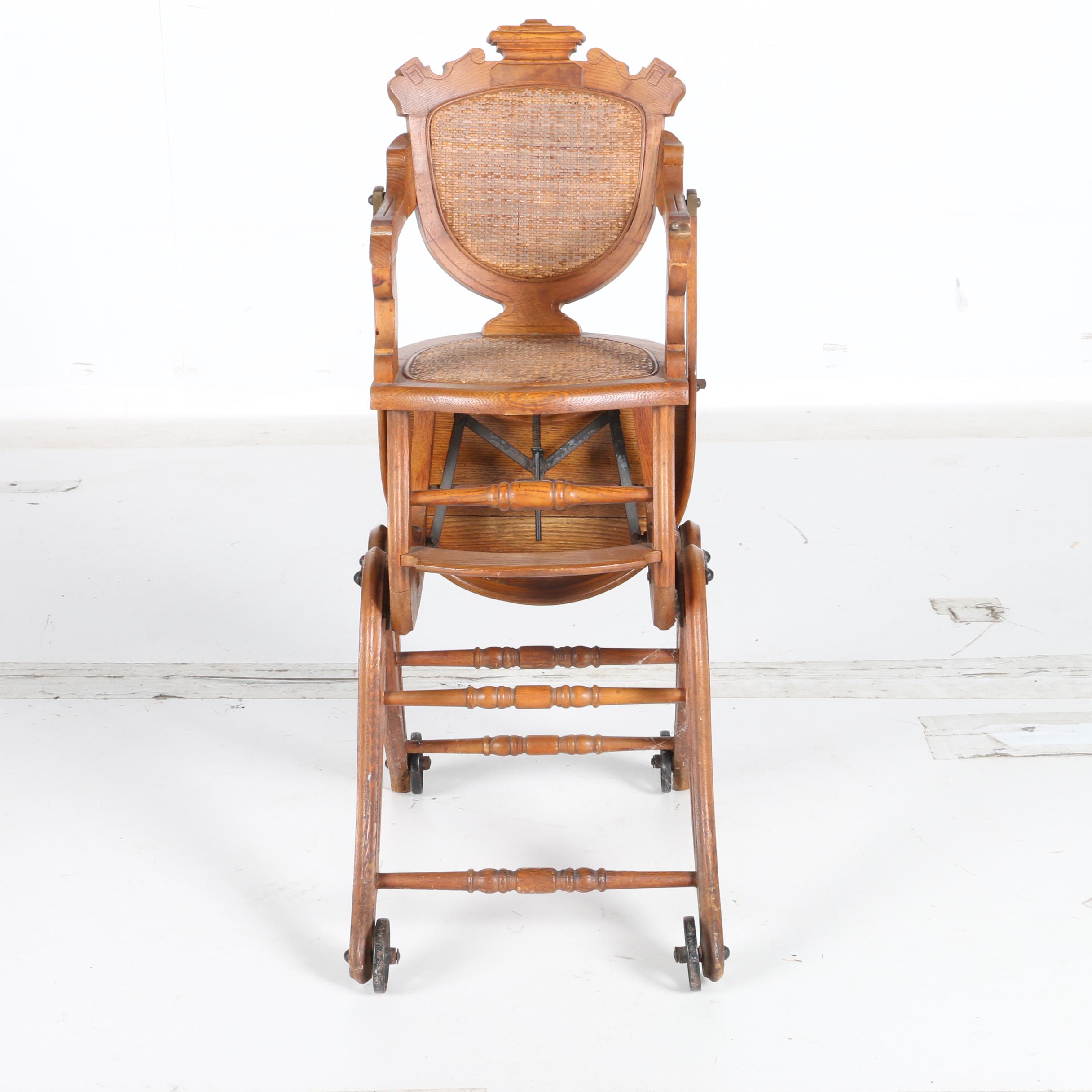 Eastlake Style Convertible Highchair