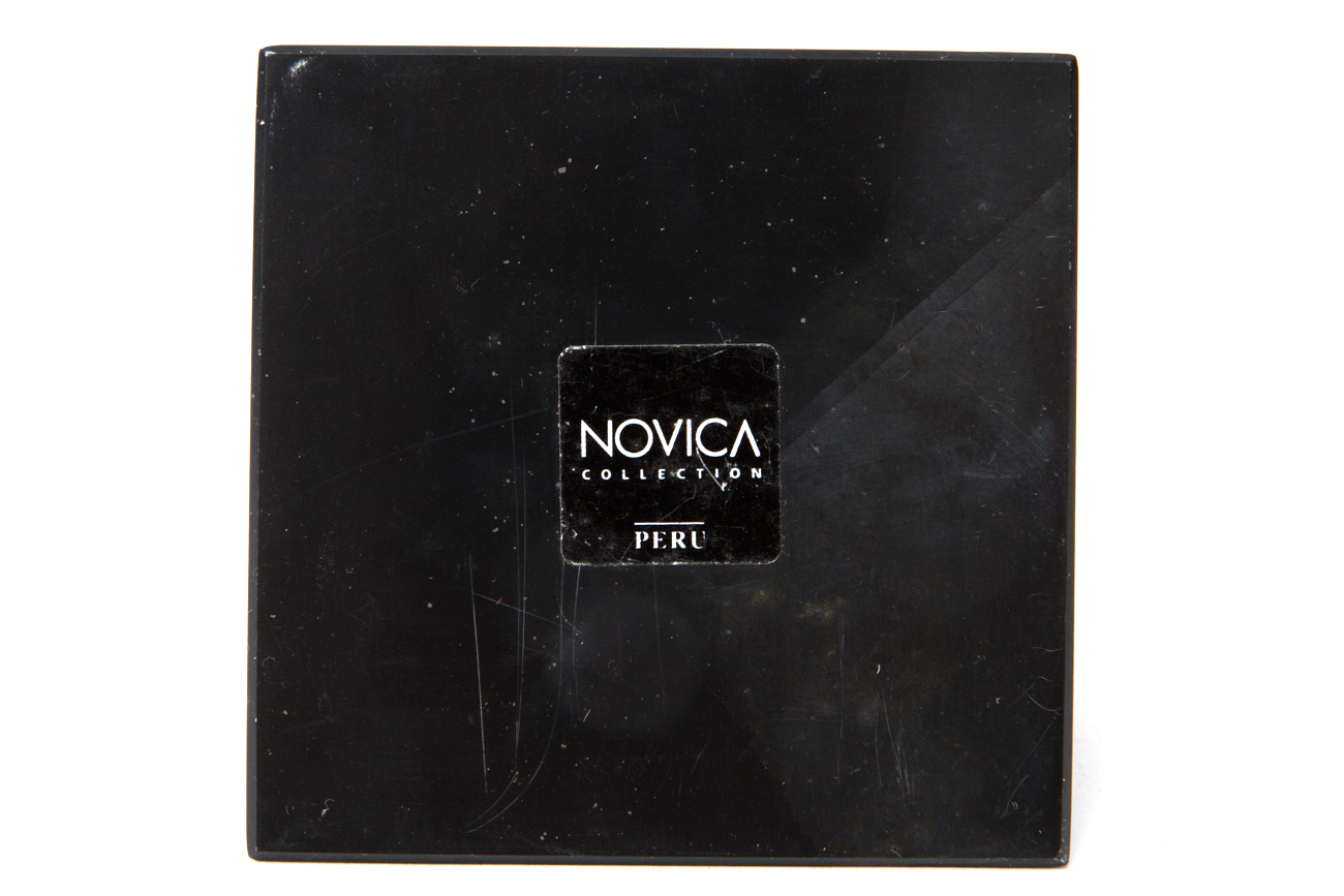 Pyramid Figurine Featuring Various Types Of Marble