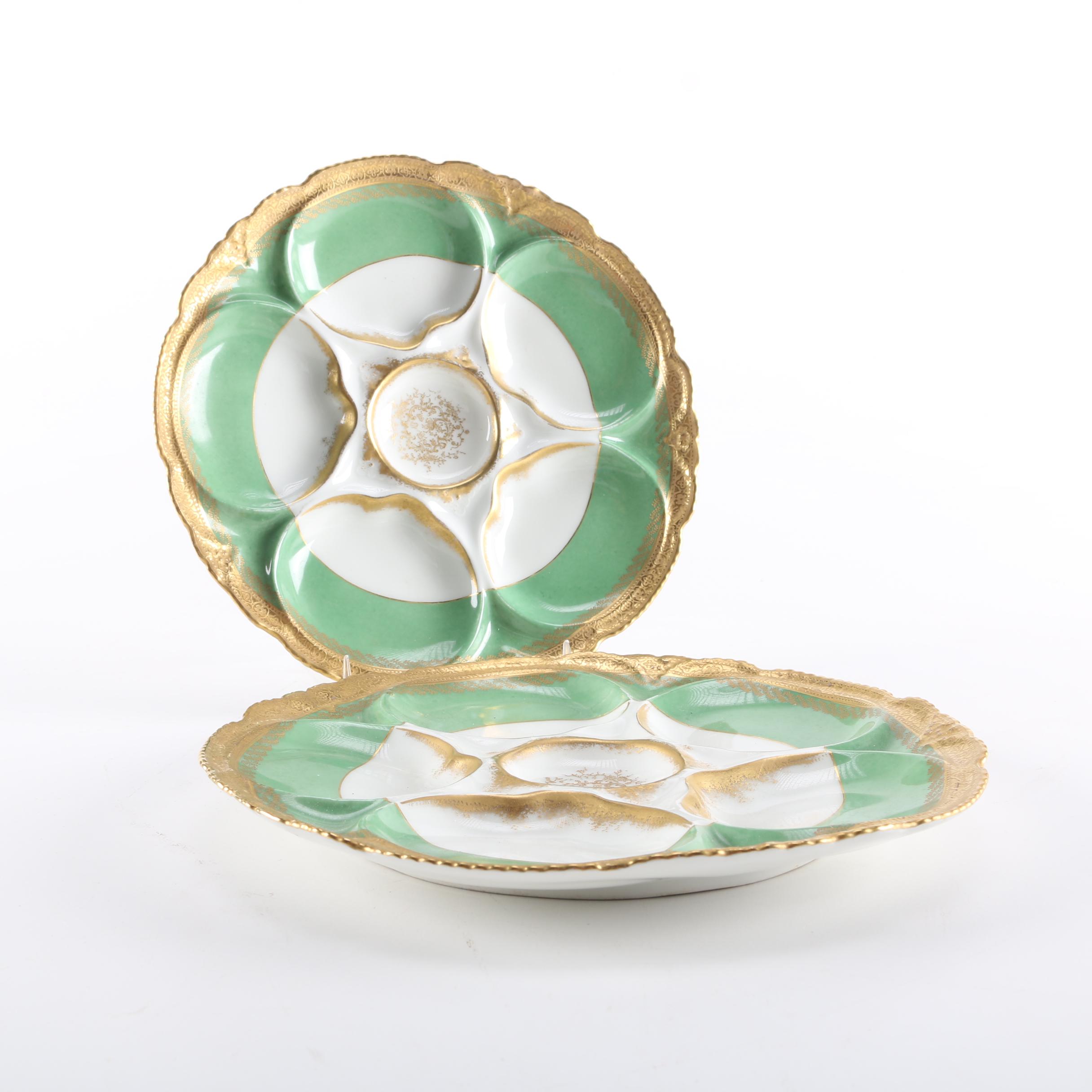 Theodore Haviland Limoges Oyster Plates