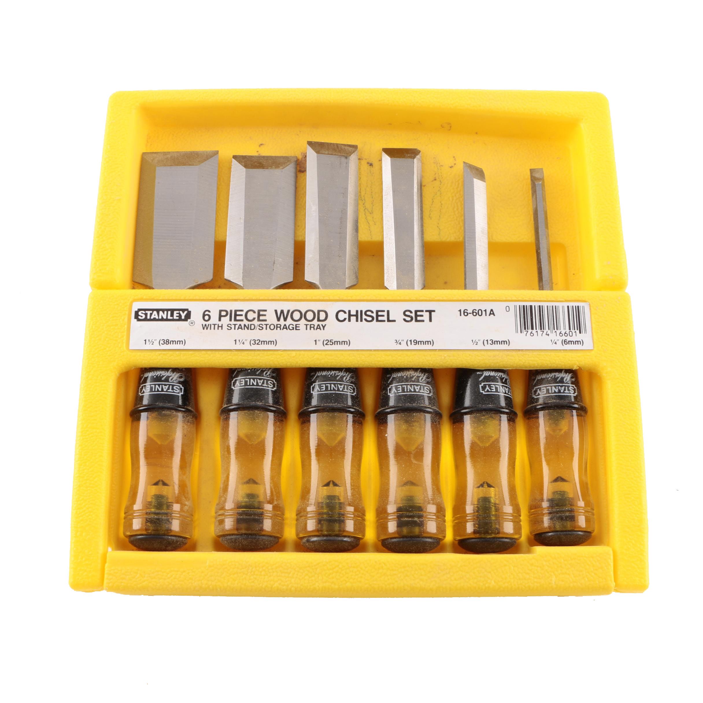 Stanley Wood Chisel Set