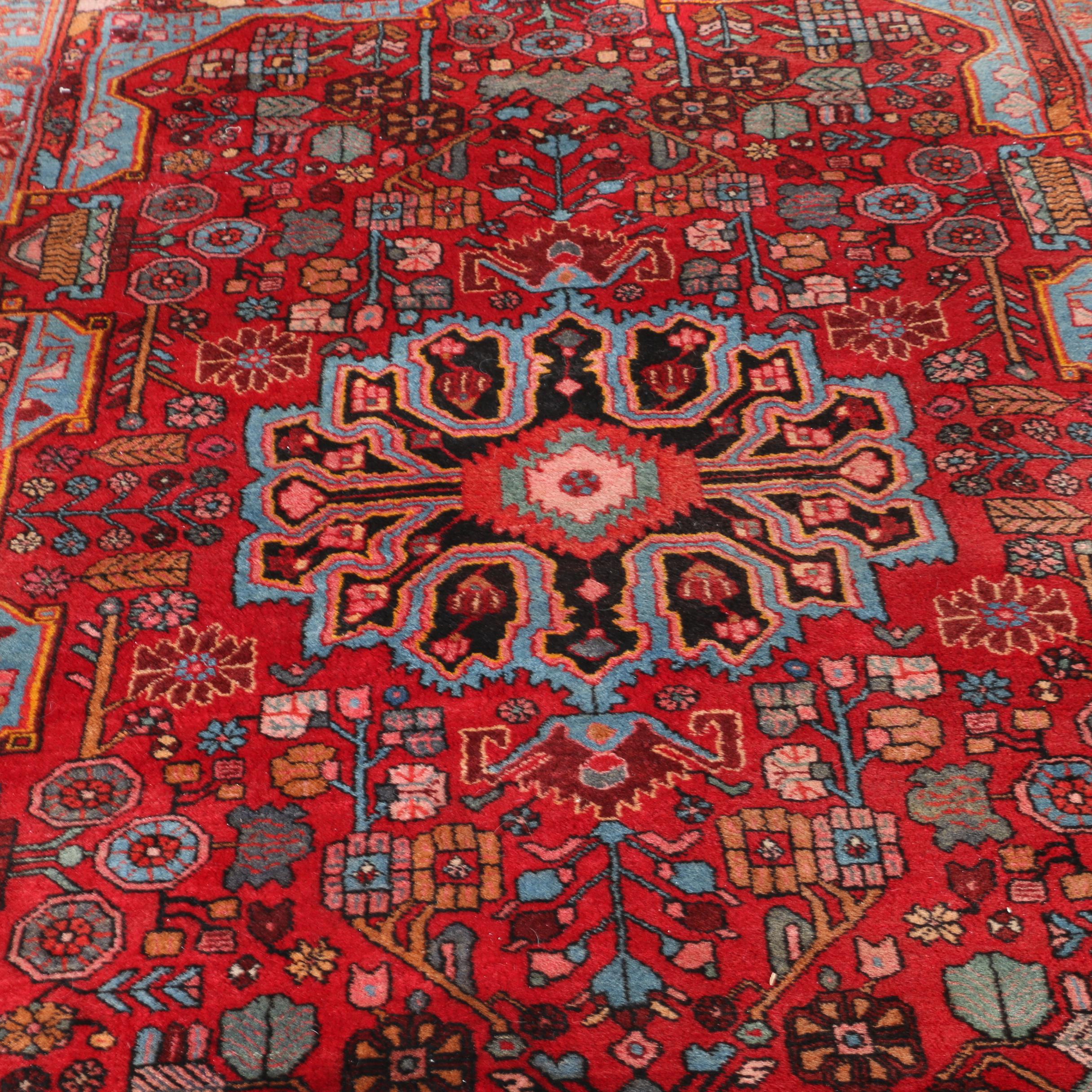 Hand-Knotted Afshar Area Rug