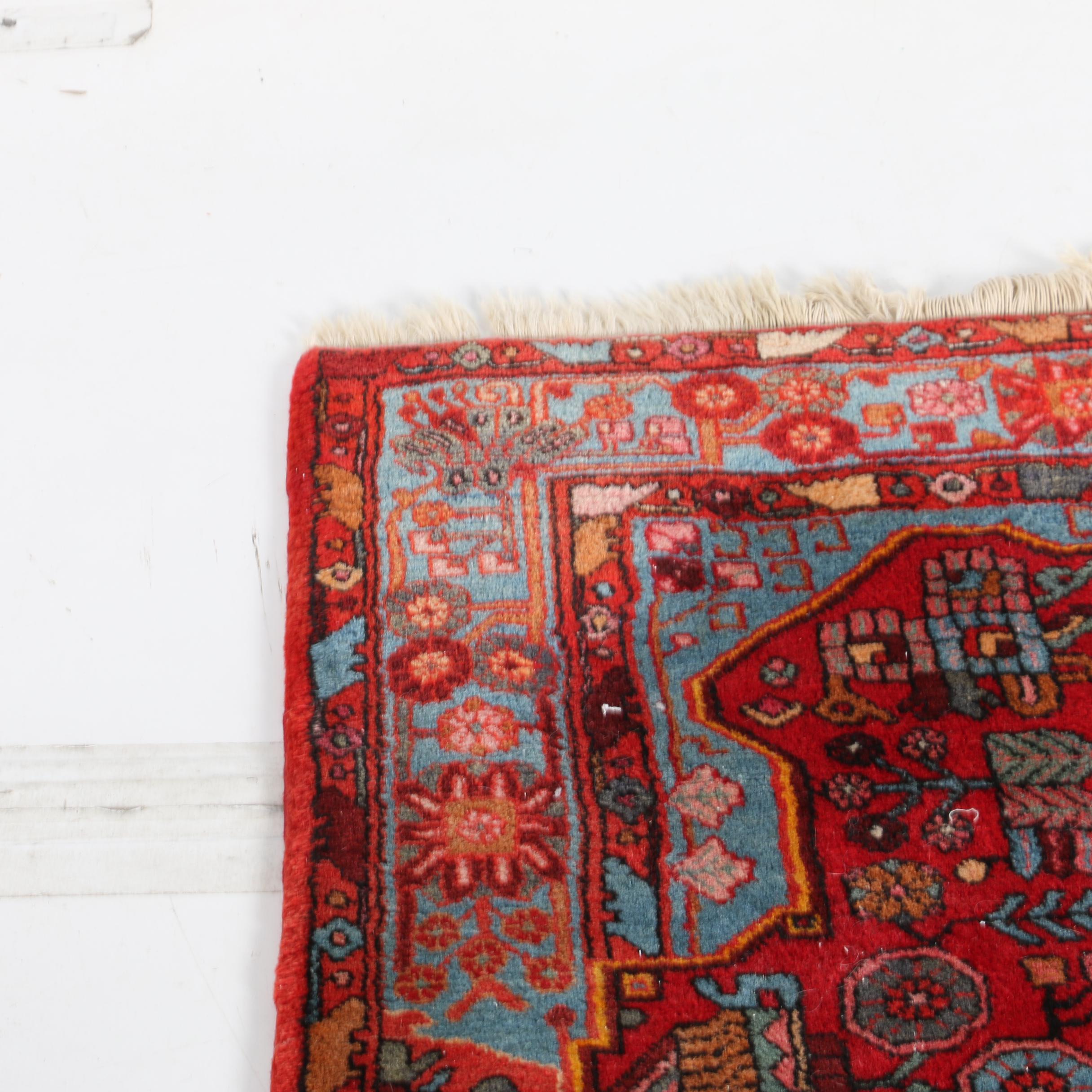 Hand-Knotted Afshar Area Rug