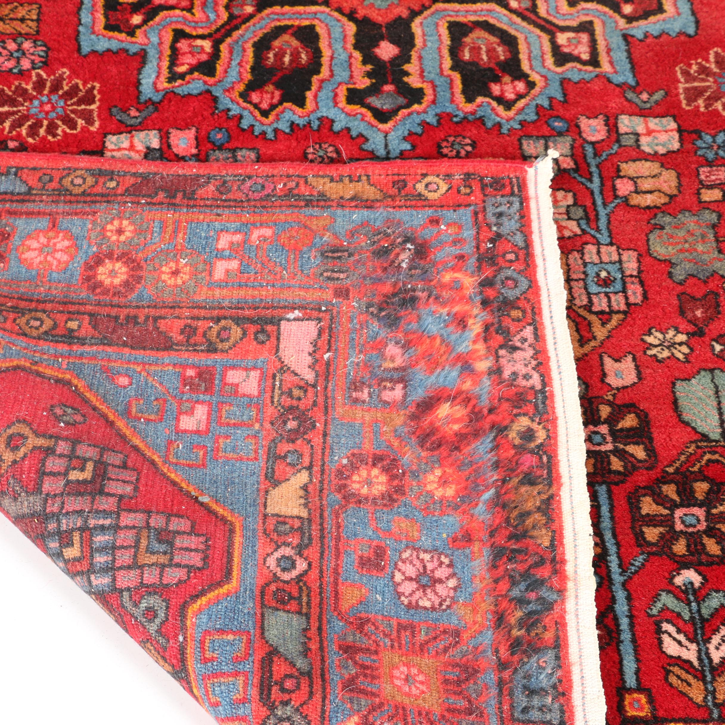 Hand-Knotted Afshar Area Rug