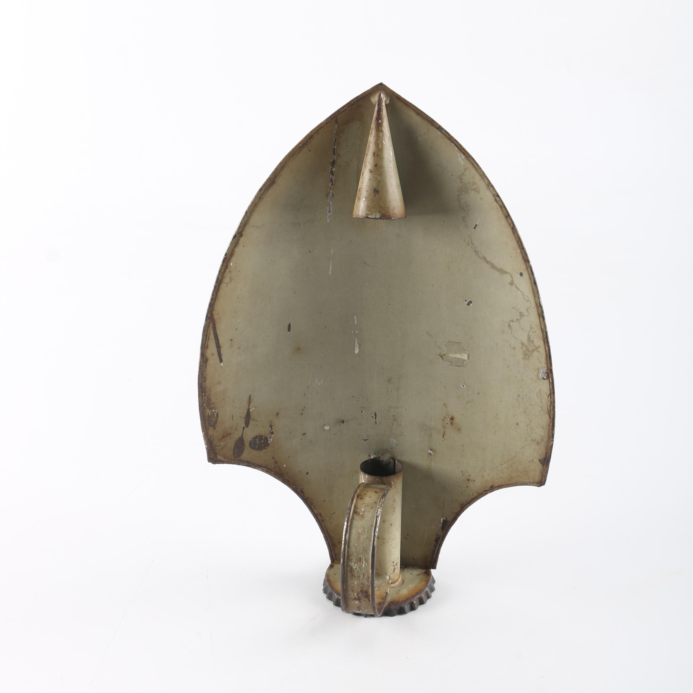 Early 19th Century Saint Dominic Processional Candle Holder