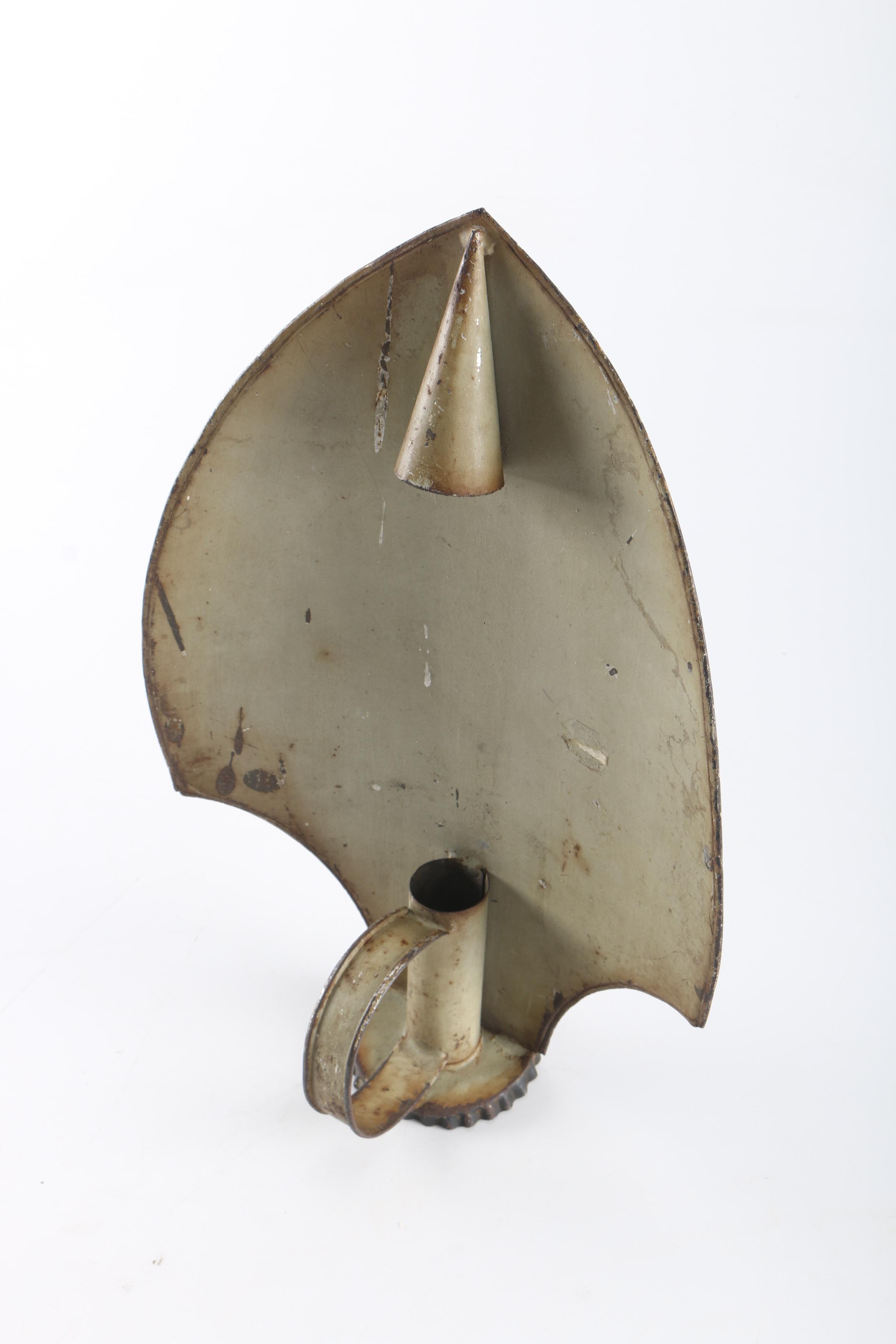 Early 19th Century Saint Dominic Processional Candle Holder