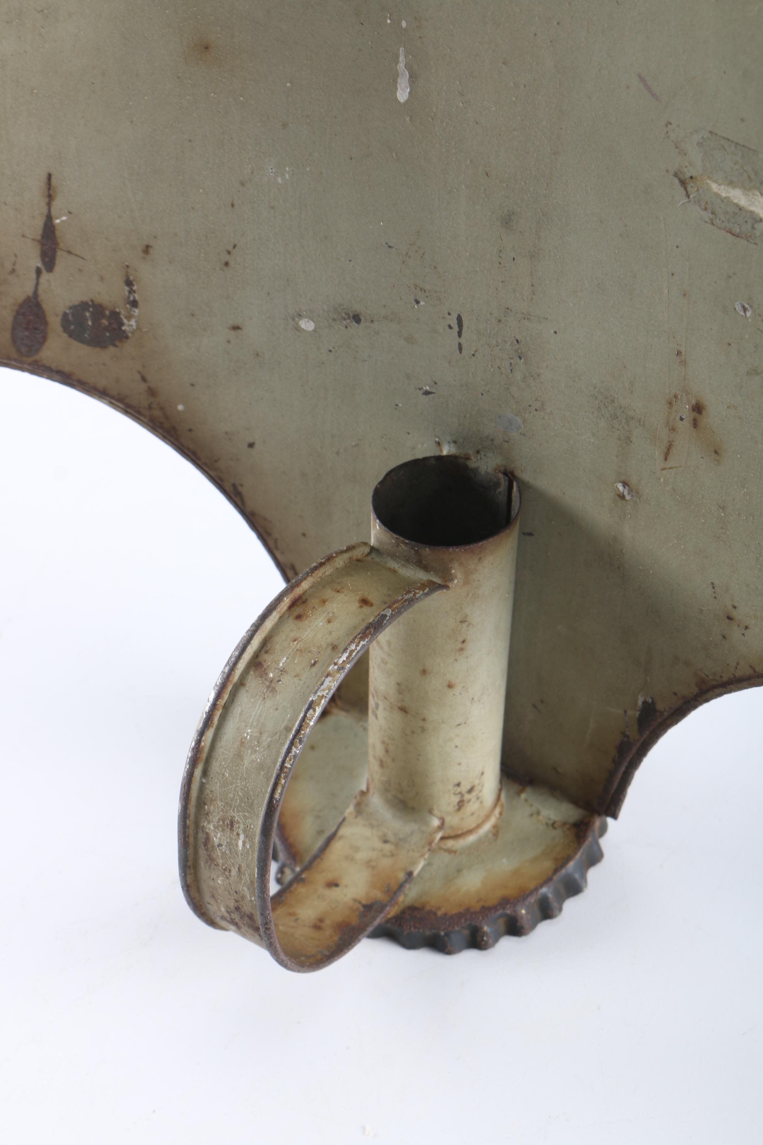 Early 19th Century Saint Dominic Processional Candle Holder