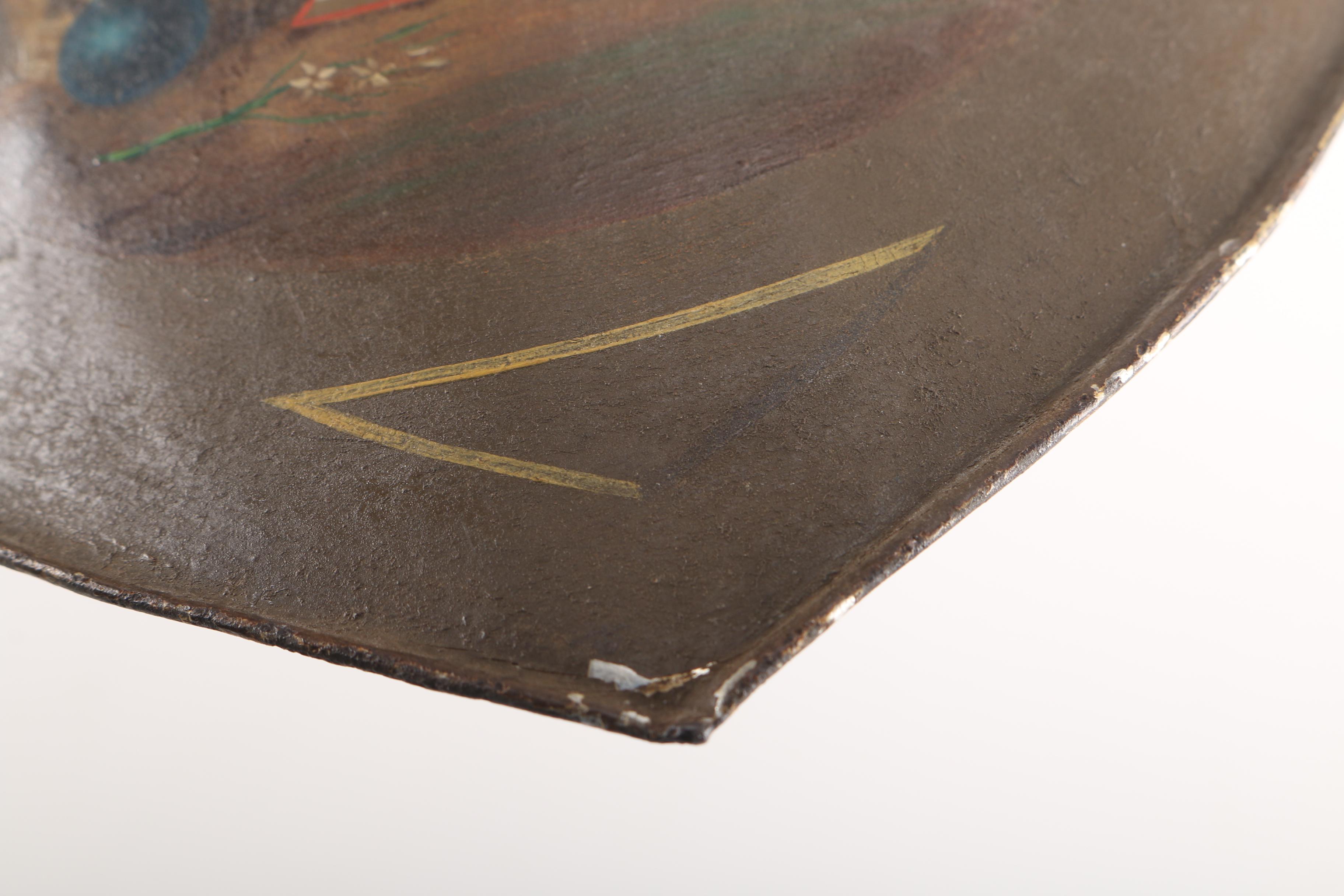 Early 19th Century Saint Dominic Processional Candle Holder