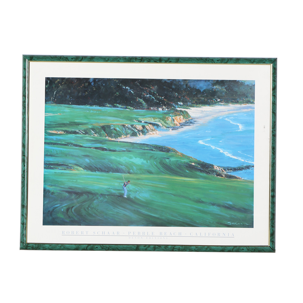 Robert Schaar Reproduction Offset Lithograph on Paper