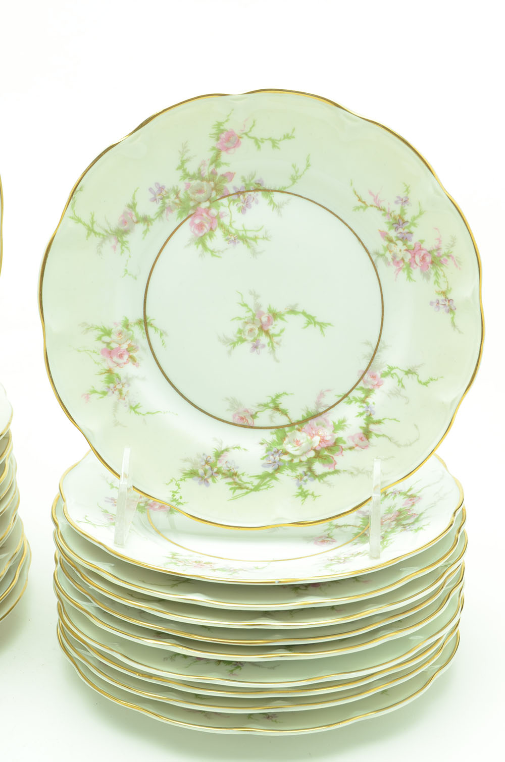 Ten Place Setting of "Rosalinde" by Haviland