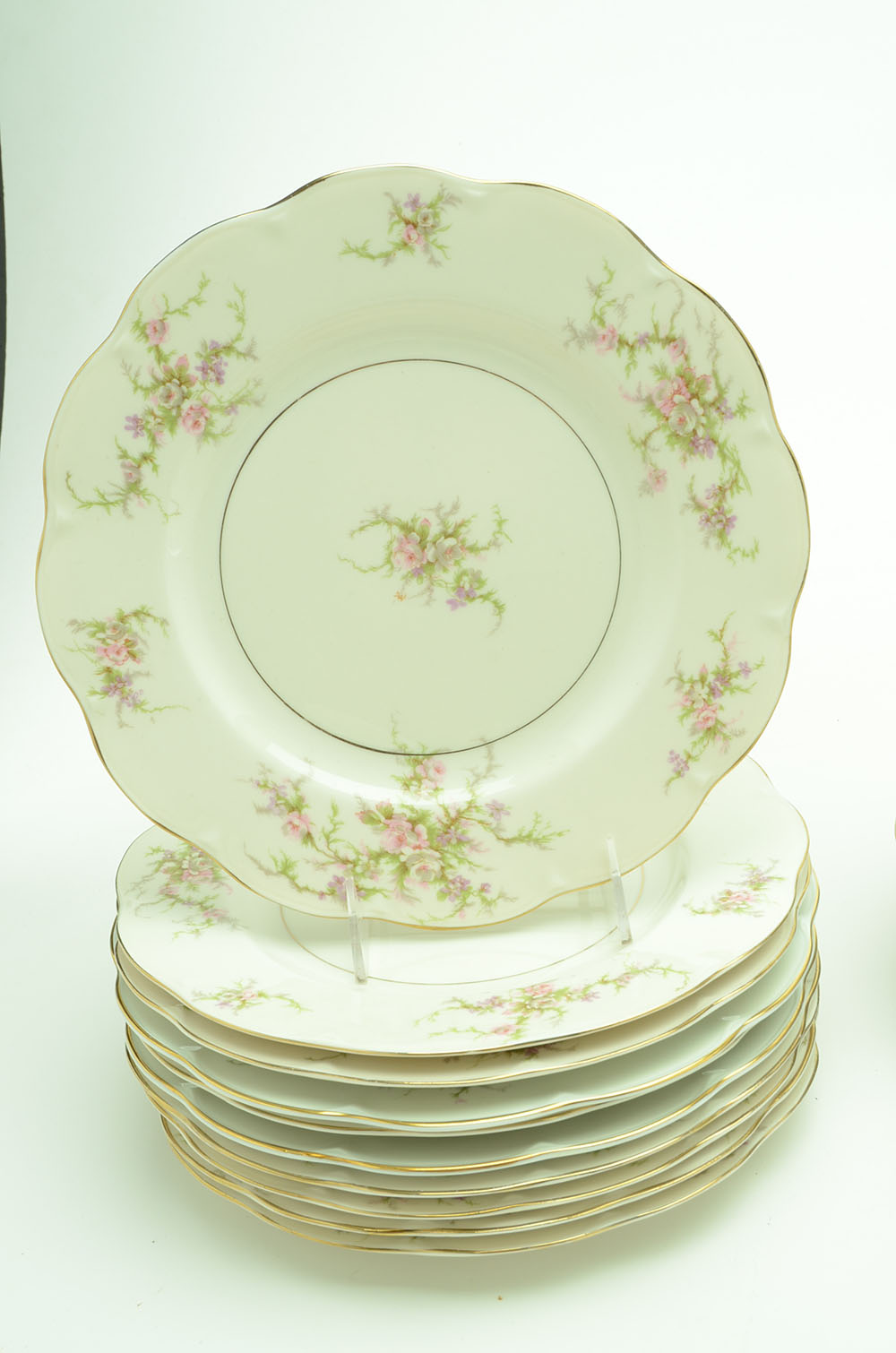 Ten Place Setting of "Rosalinde" by Haviland