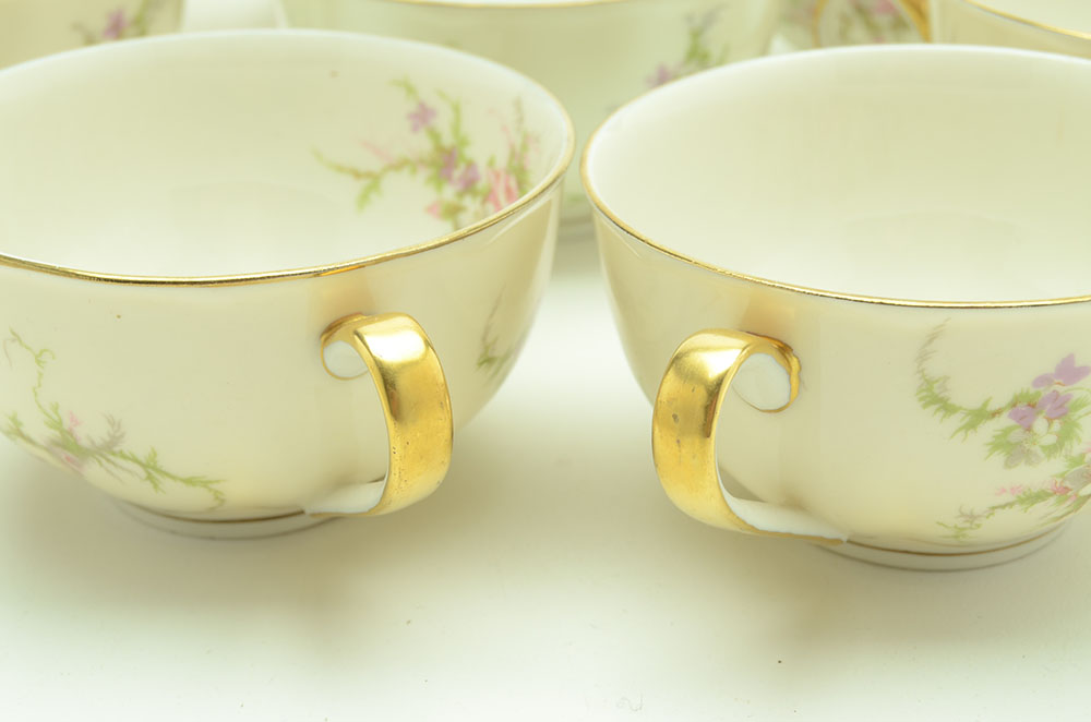 Ten Place Setting of "Rosalinde" by Haviland