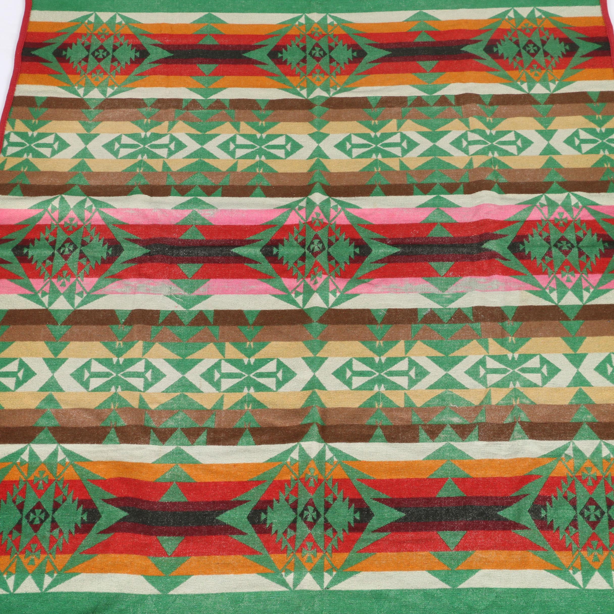 1920s Pendleton "Cayuse" Indian Design Blanket
