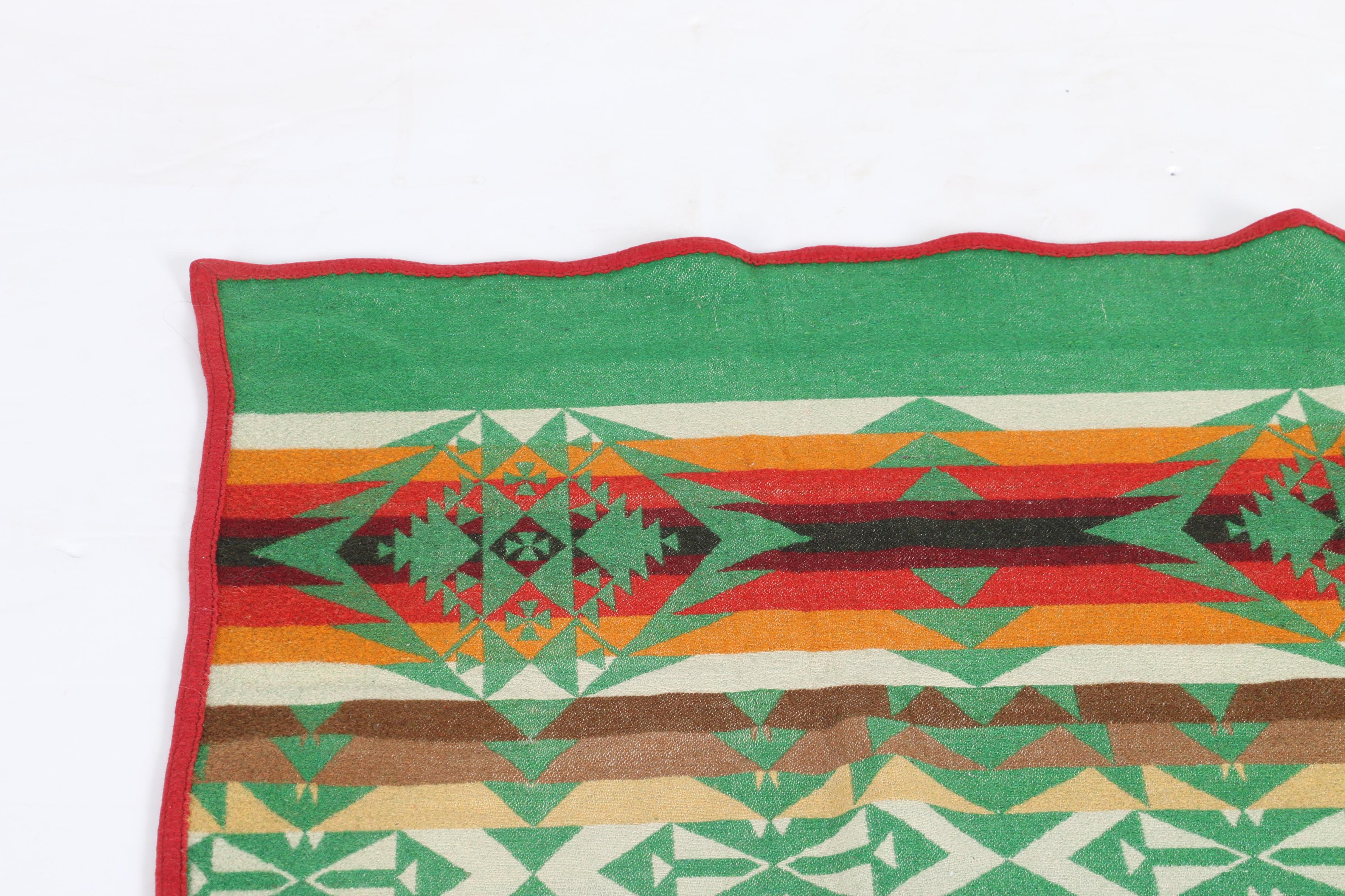 1920s Pendleton "Cayuse" Indian Design Blanket