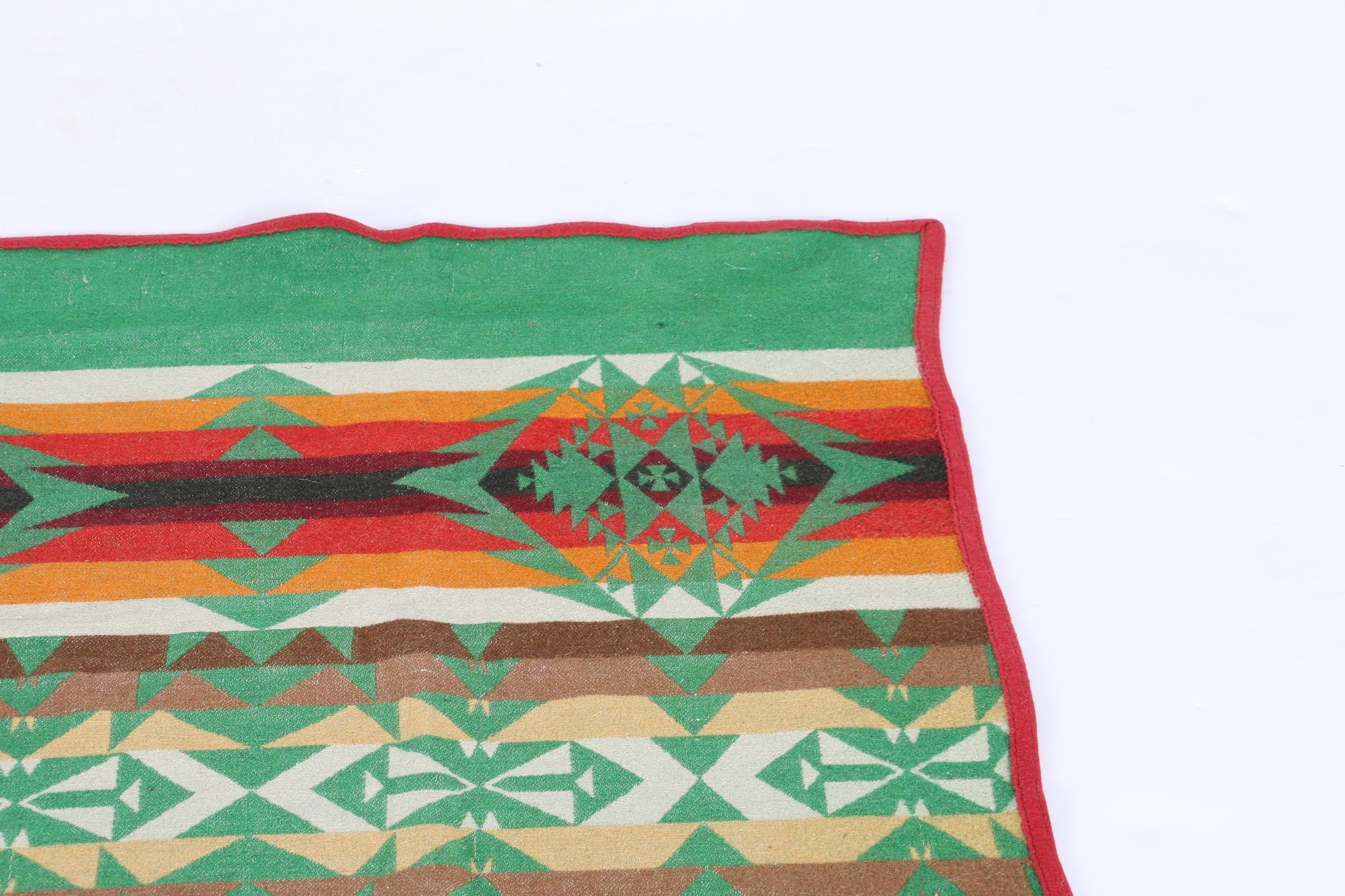 1920s Pendleton "Cayuse" Indian Design Blanket