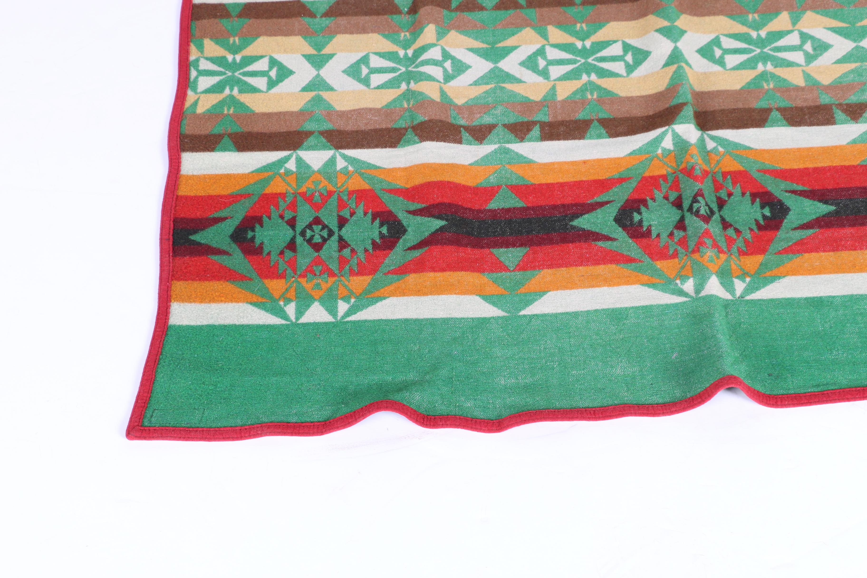 1920s Pendleton "Cayuse" Indian Design Blanket