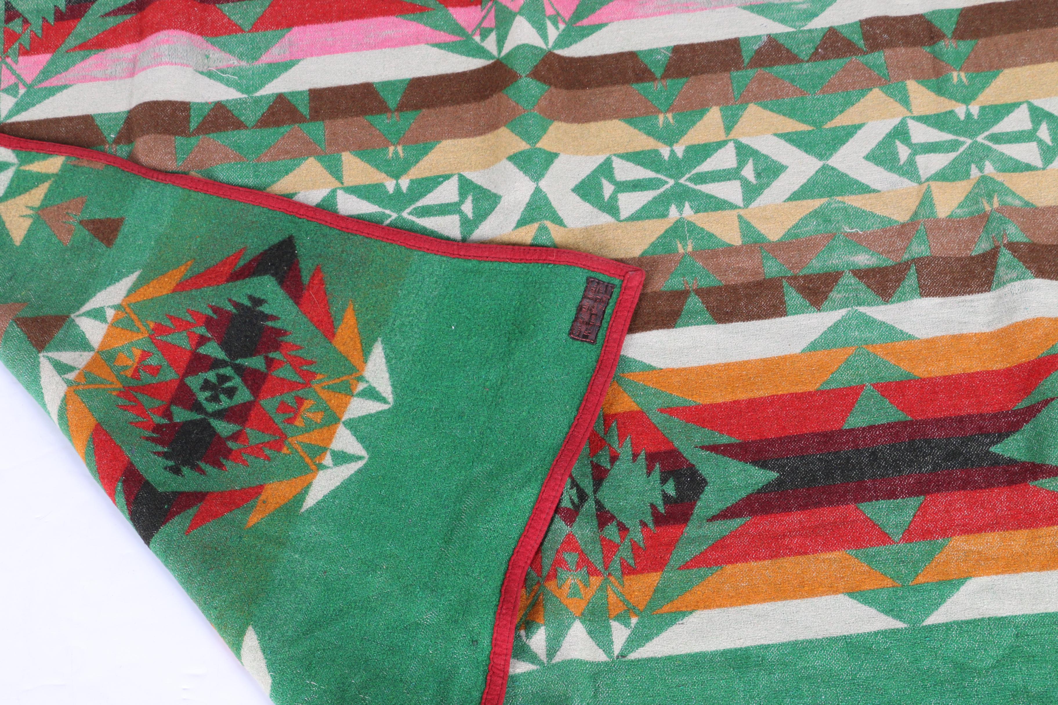 1920s Pendleton "Cayuse" Indian Design Blanket
