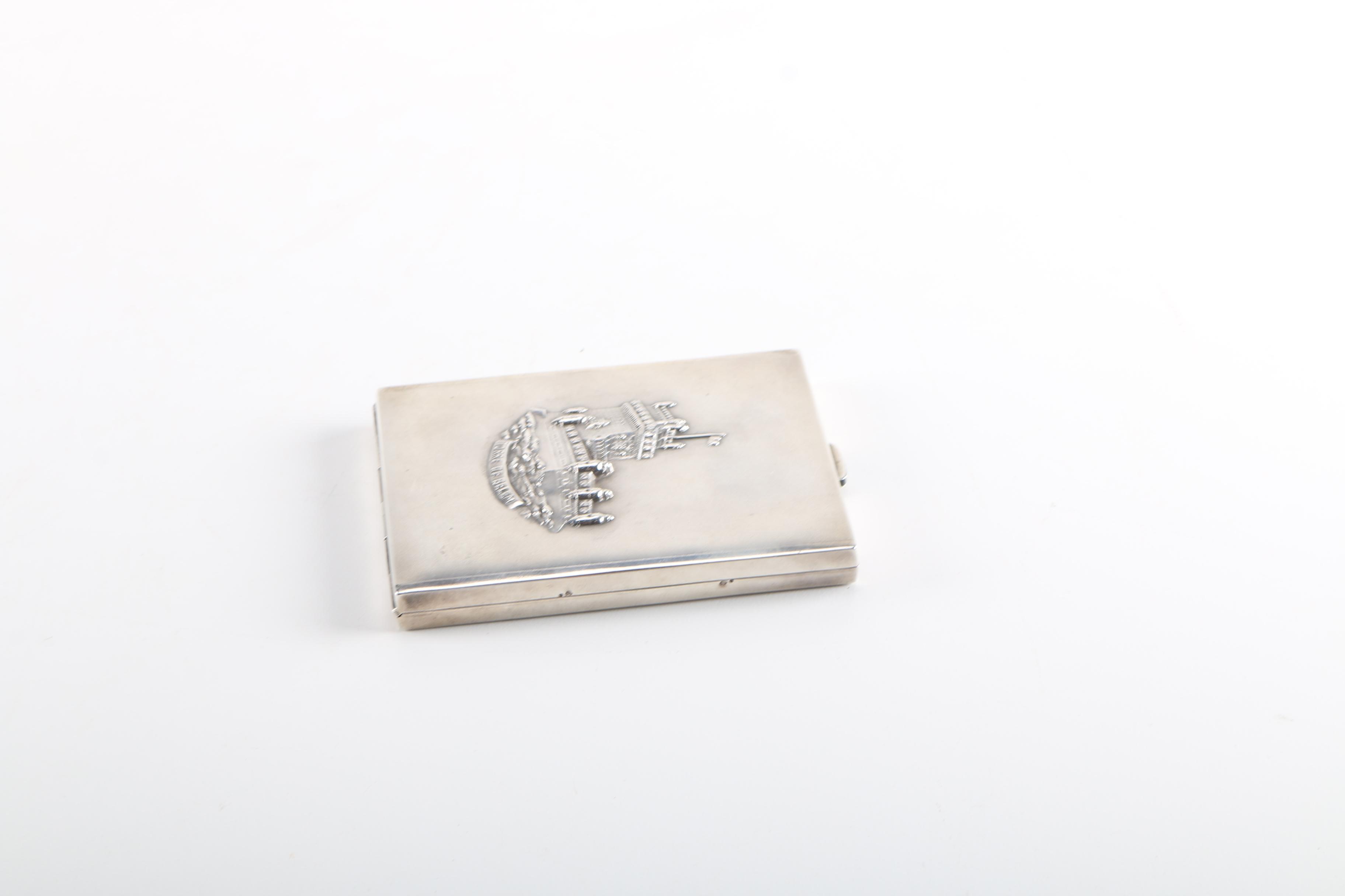 Torre De Belém Sterling Silver Cigarette Case