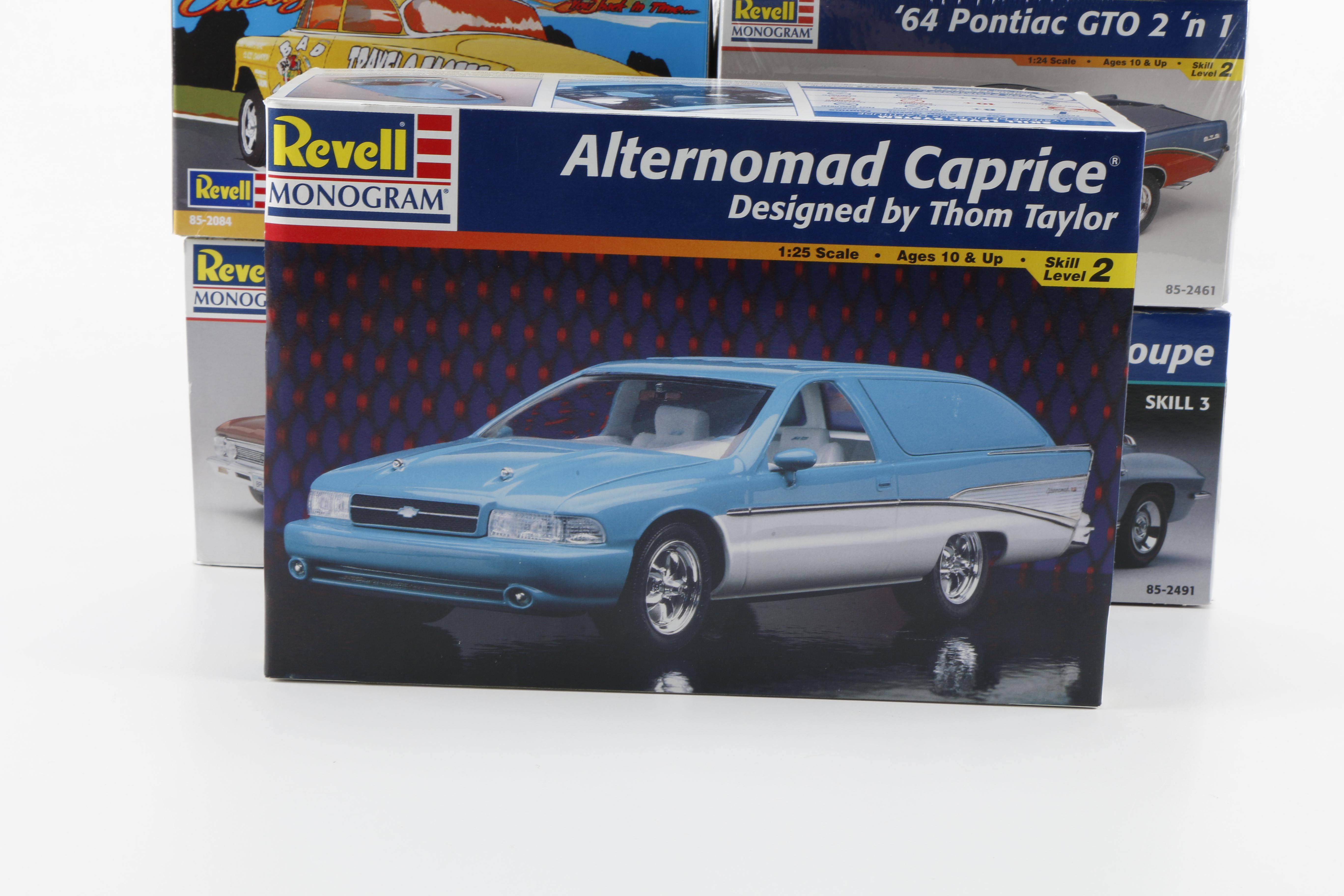 Assortment of Model Car Kits