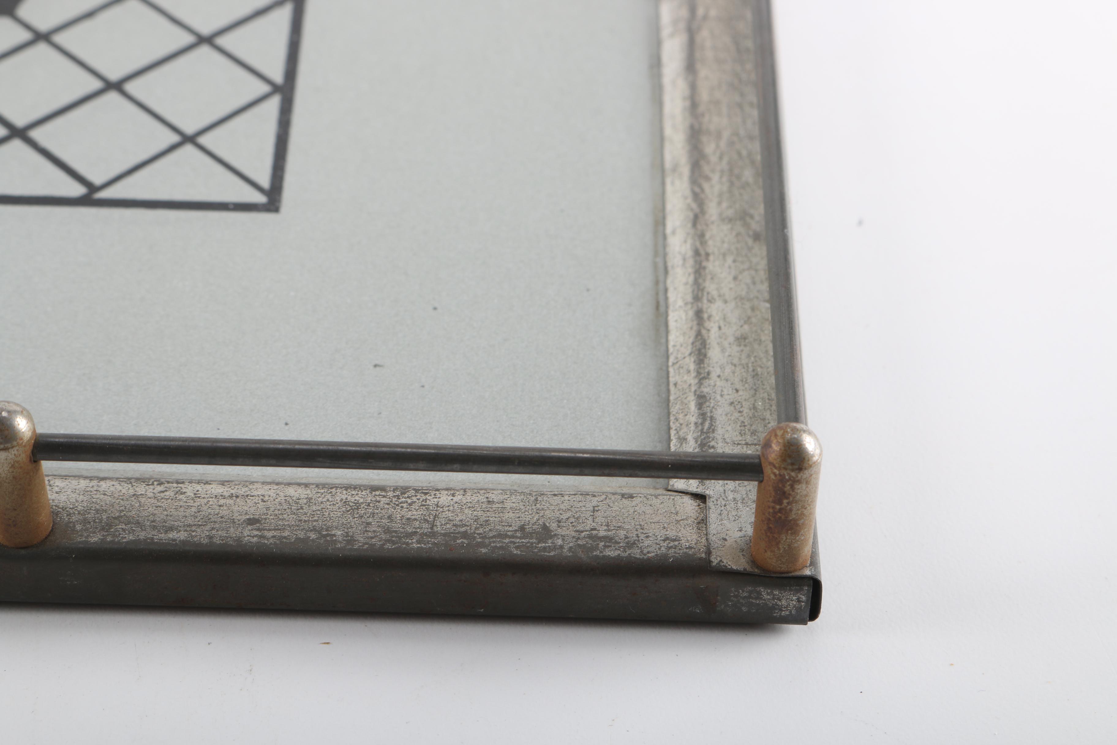 Art Deco Pattern Bar Tray