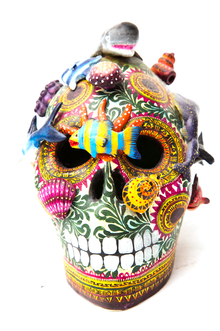 Alfonso Castillo Ceramic Sugar Skull