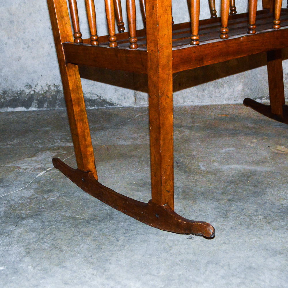 Antique Wooden Cradle