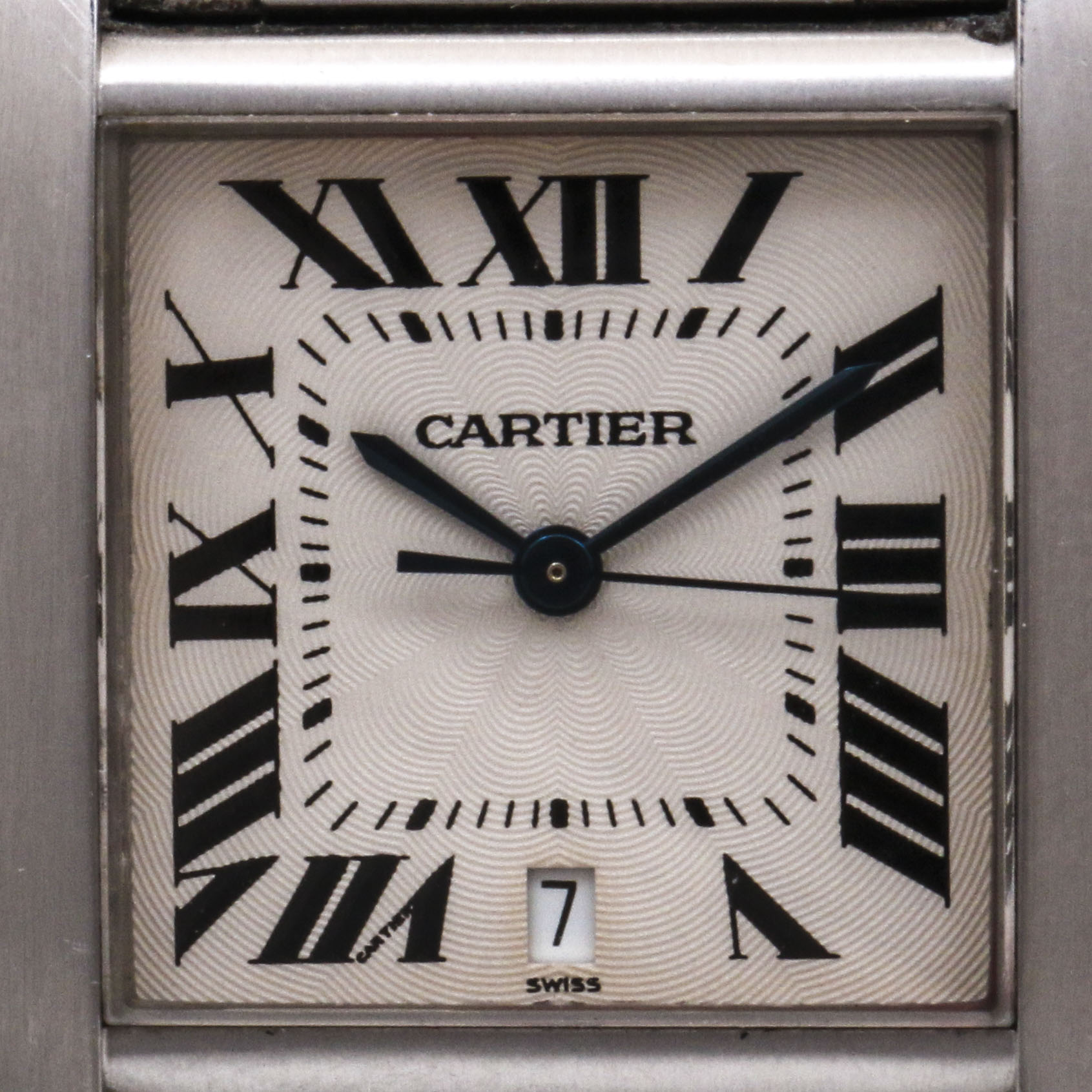 Cartier “Tank Francaise” Stainless Steel Watch
