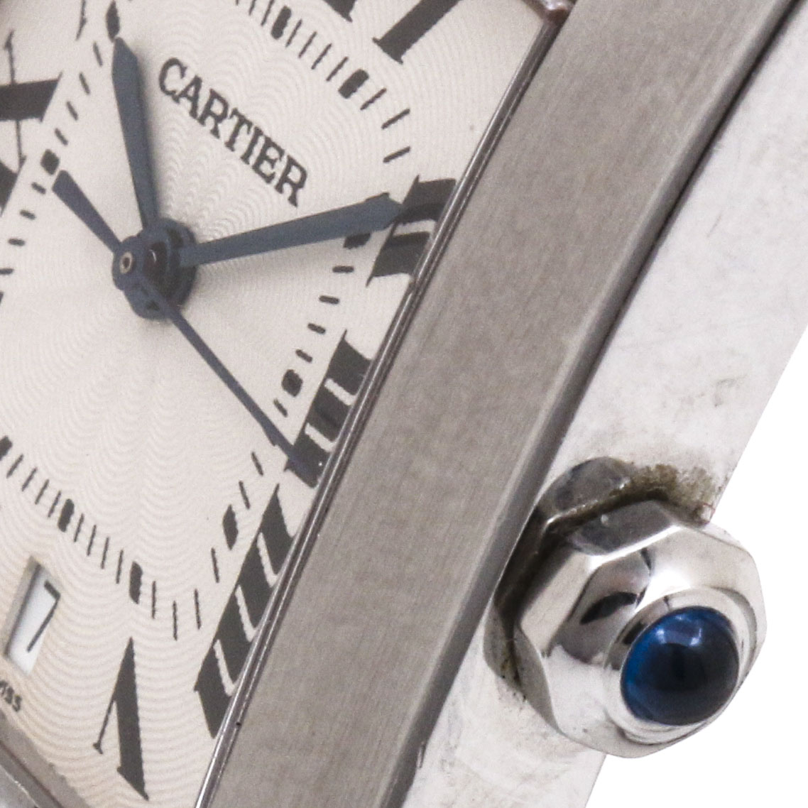 Cartier “Tank Francaise” Stainless Steel Watch