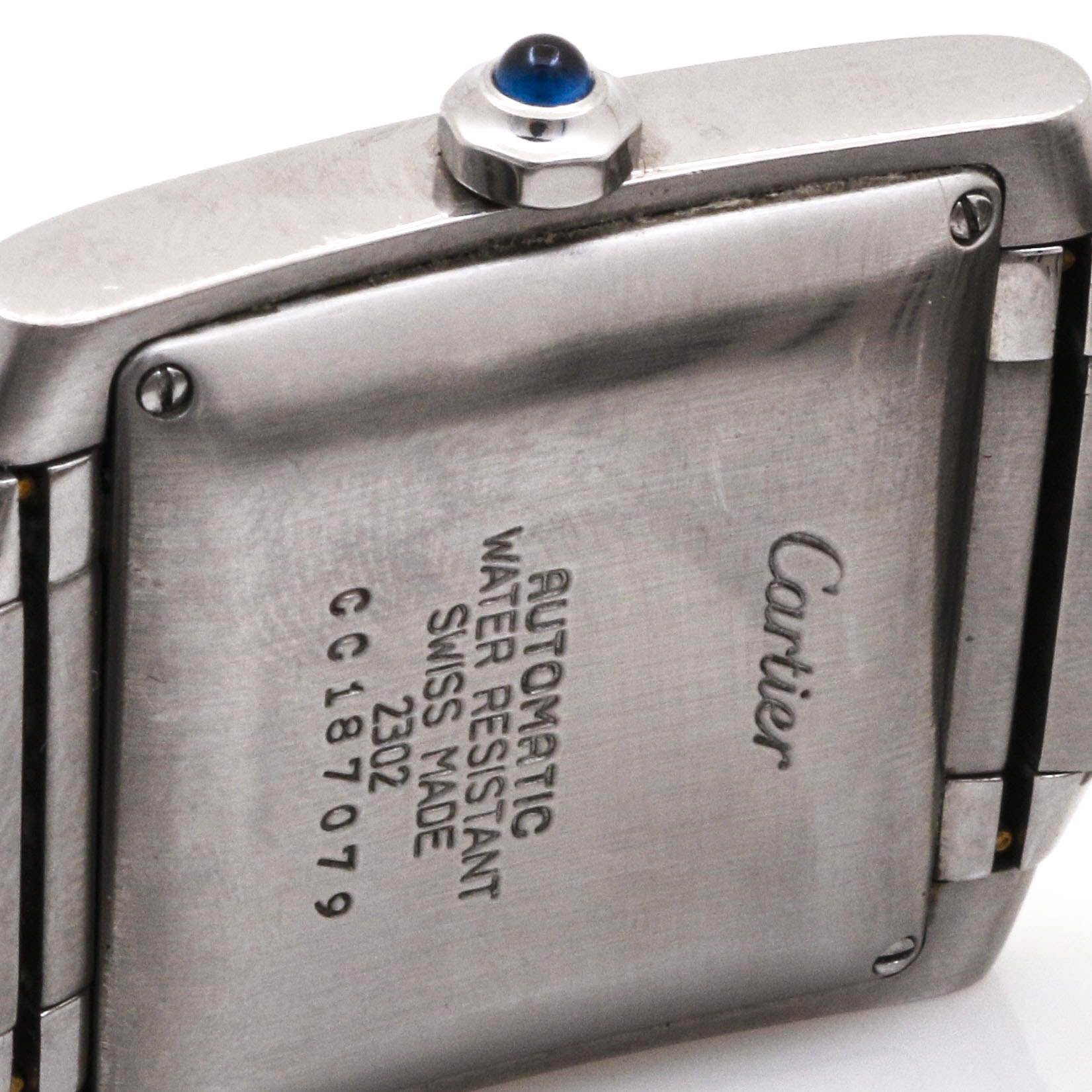 Cartier “Tank Francaise” Stainless Steel Watch