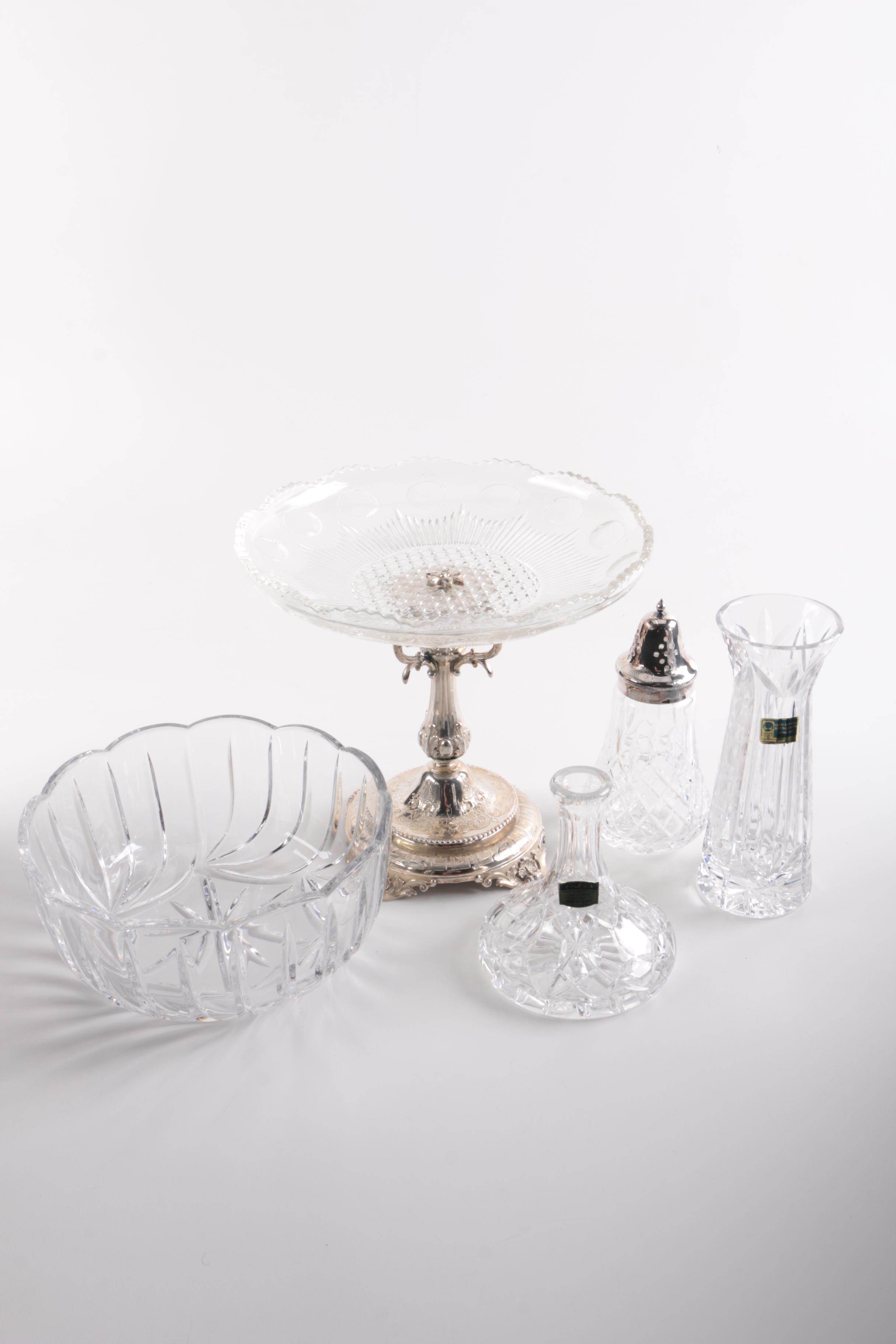 Lead Crystal Assortment Including Pieces From Poland and East Germany