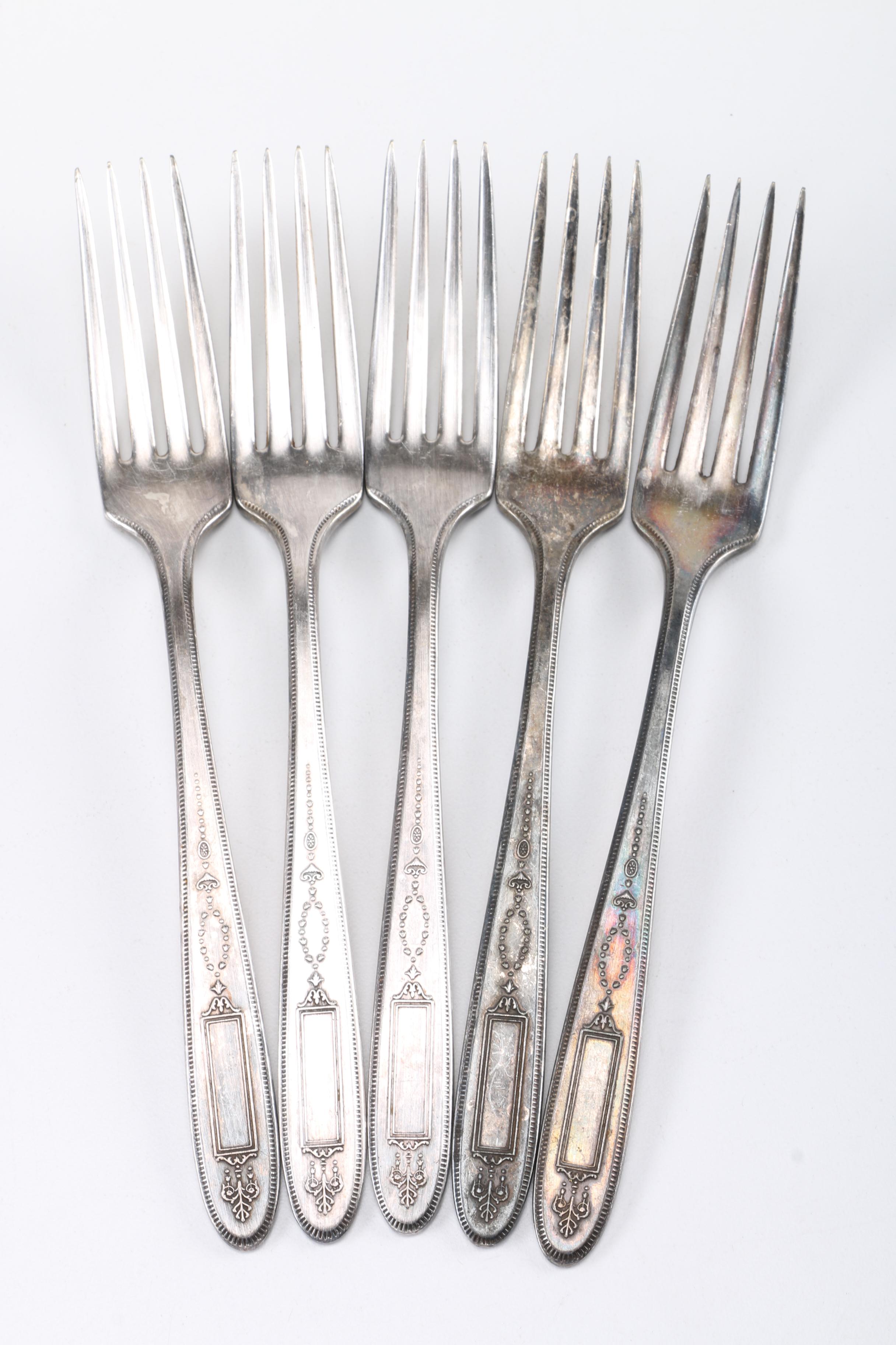 Plated Silver Flatware